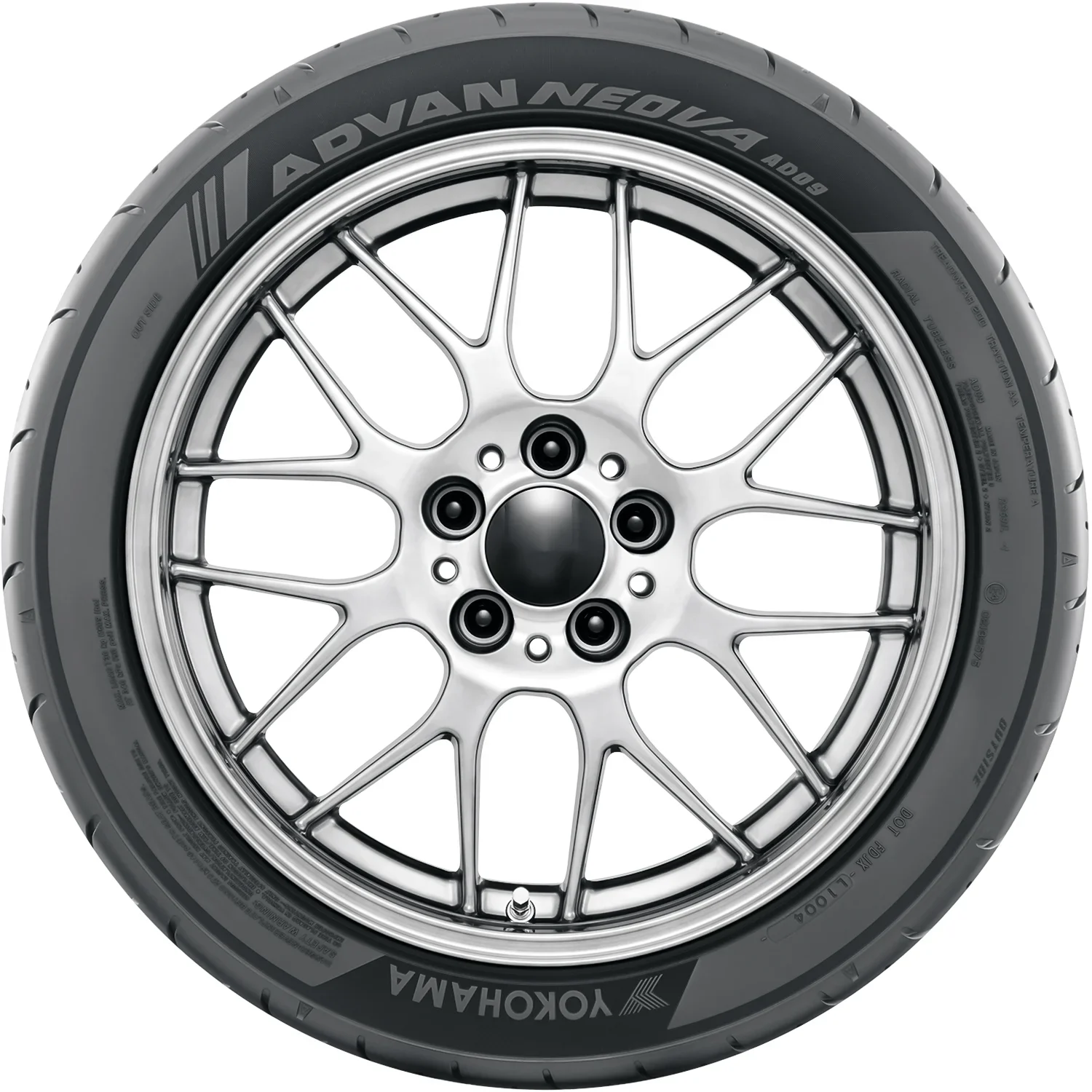 205/45R17 Yokohama Advan Neova AD09 UHP 88W XL Passenger Tire - Image 3