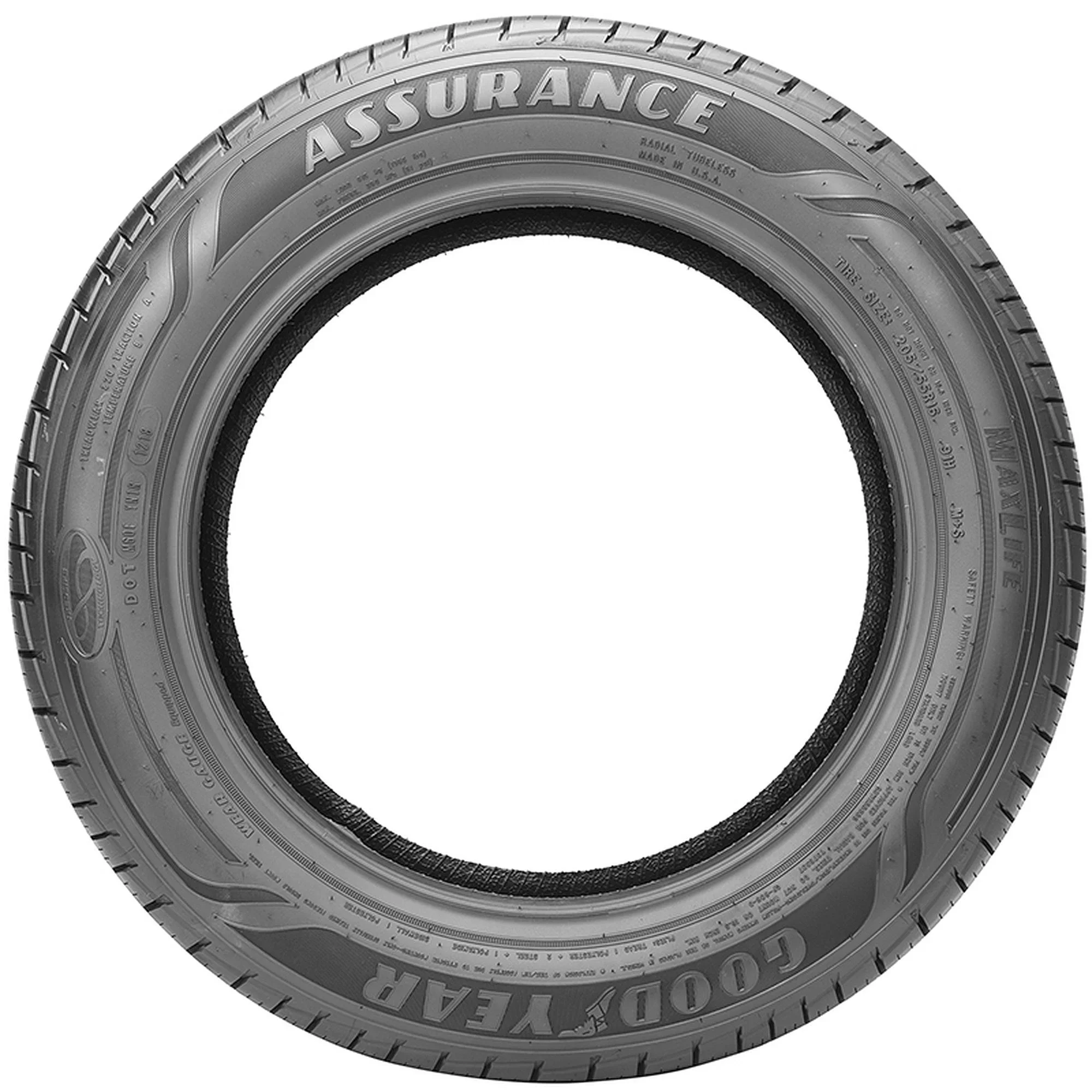 215/45R17 Goodyear Assurance Maxlife All Season  87V Passenger Tire - Image 2