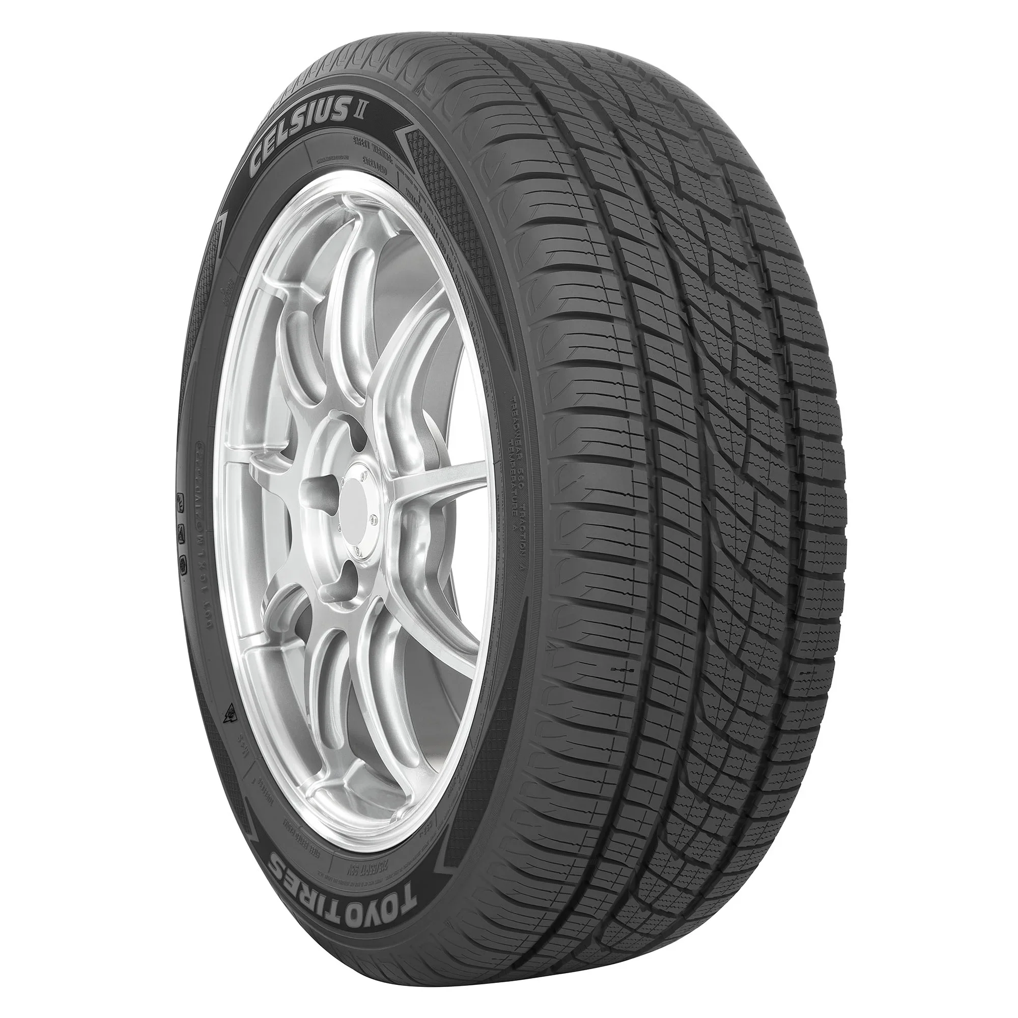 245/45R18 Toyo Celsius II All Weather 100V XL Passenger Tire - Image 5