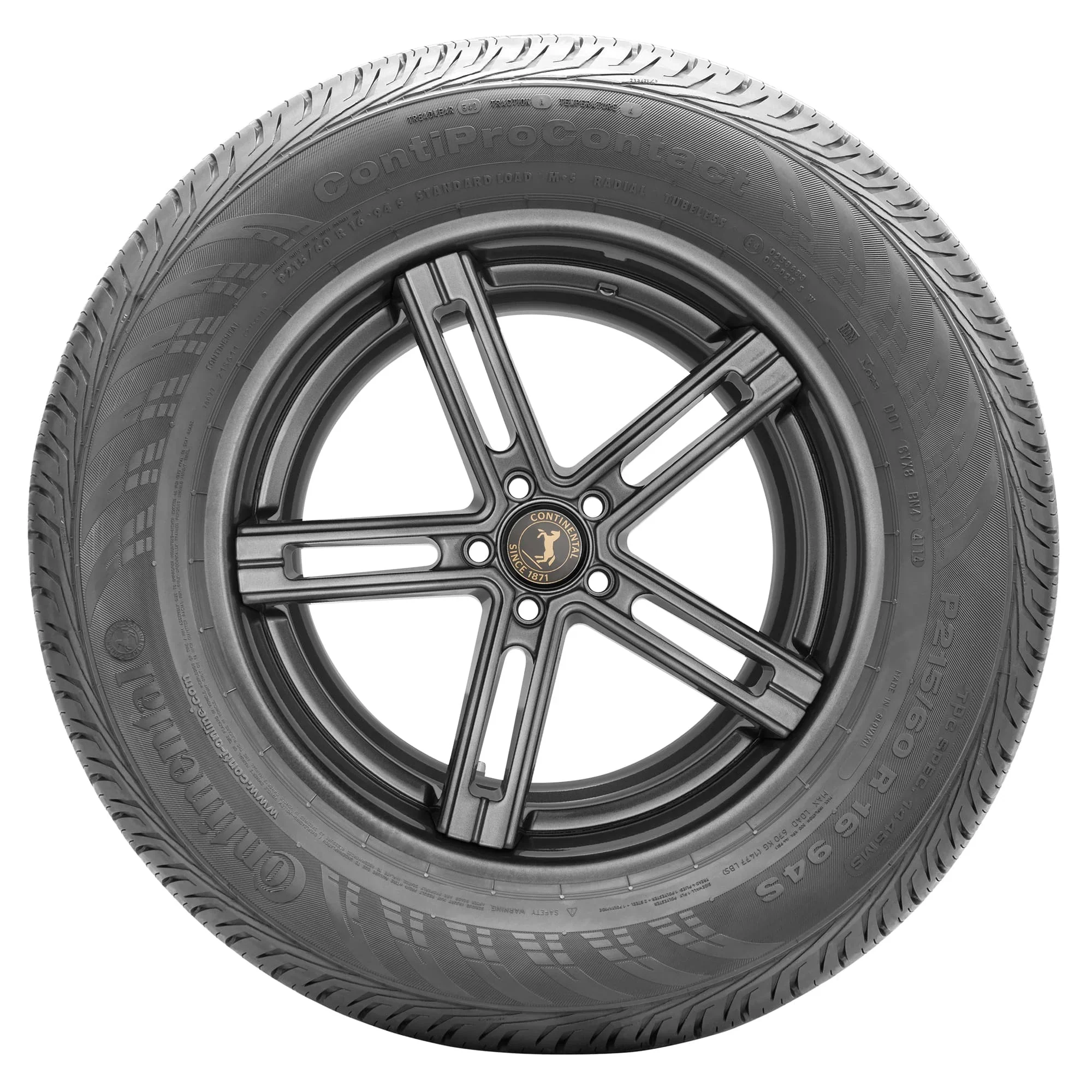 245/40R18 Continental Contiprocontact All Season 93V Passenger Tire - Image 2