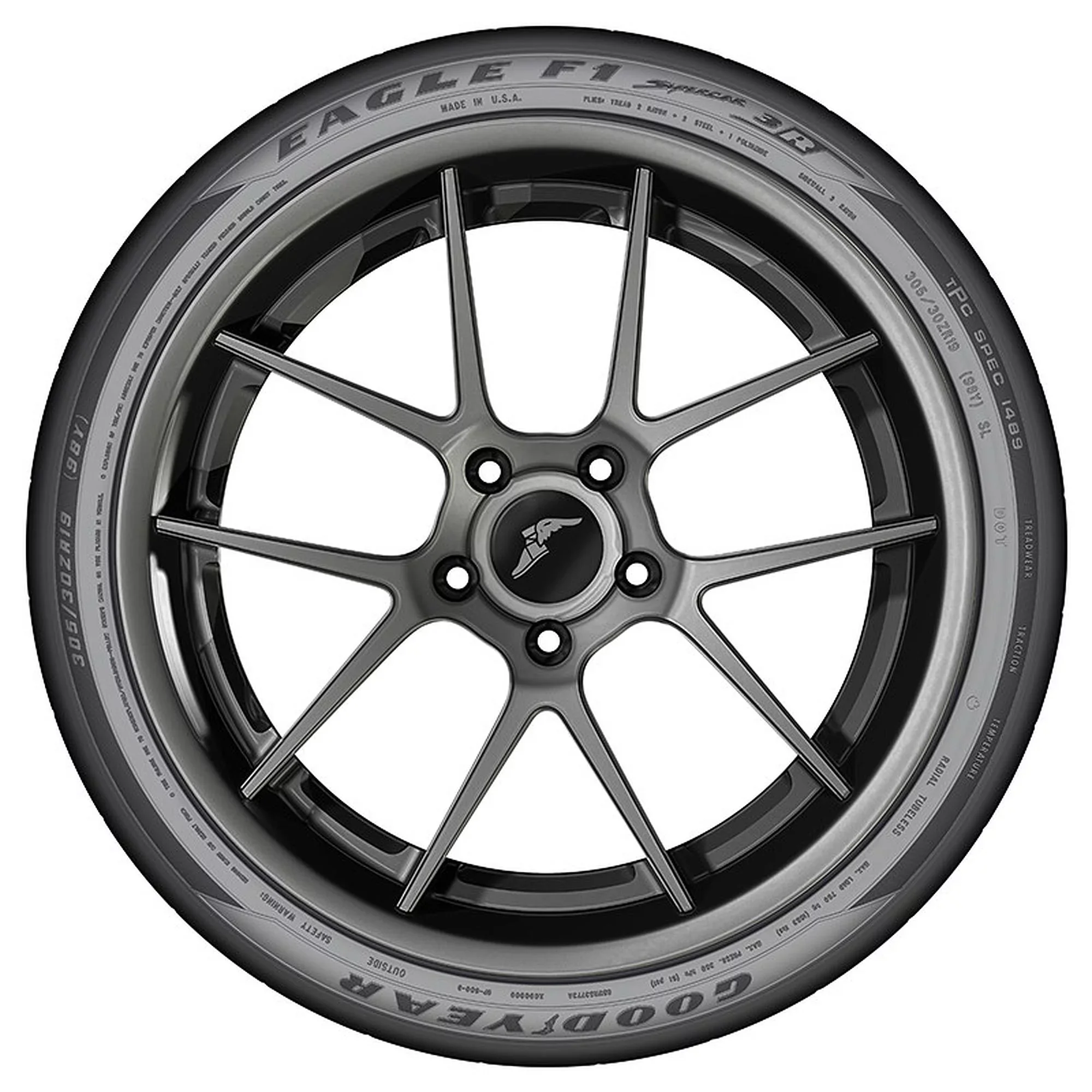 205/45R17 Goodyear Eagle F1 Supercar 3R Sport 88Y XL Passenger Tire - Image 2