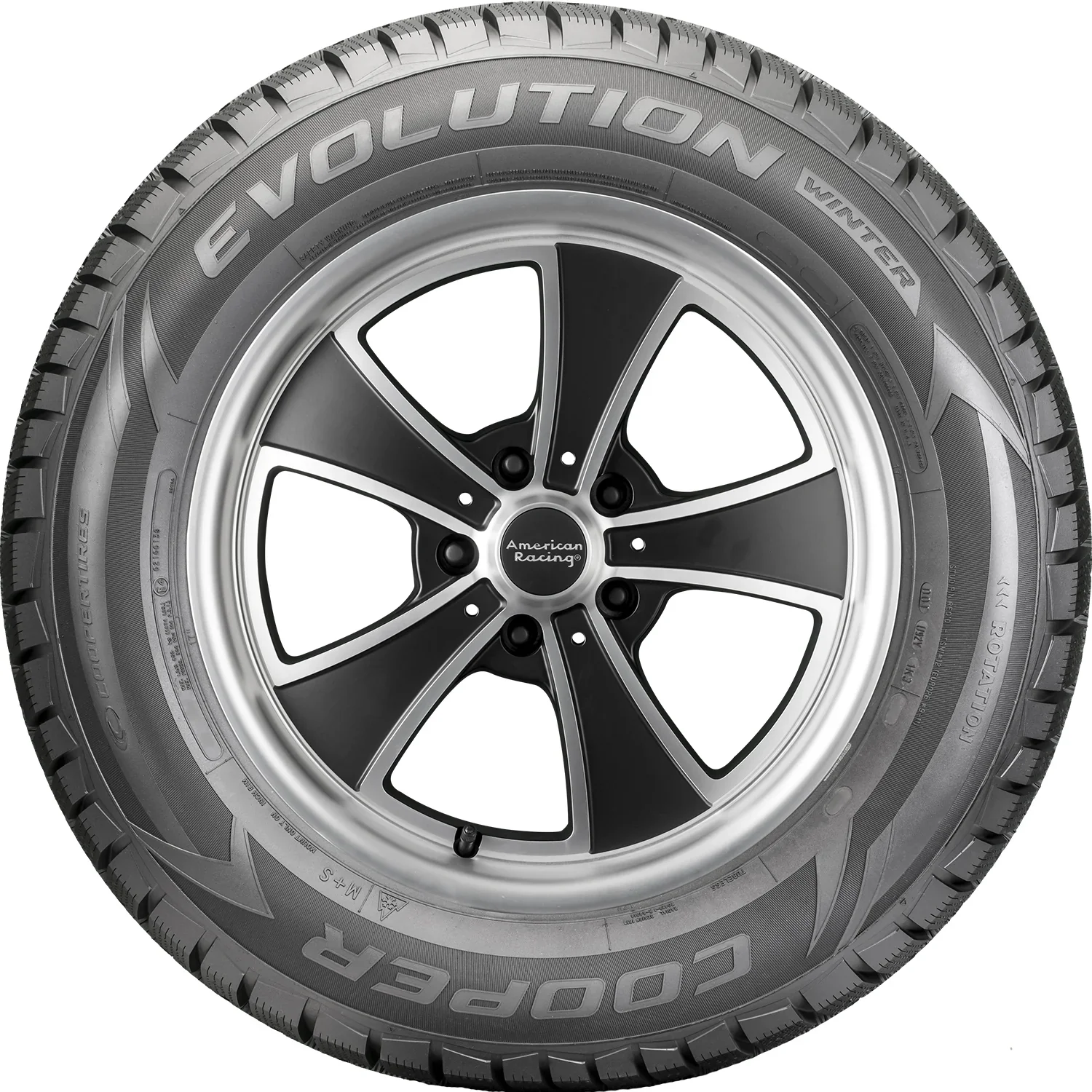 225/55R18 Cooper Evolution Winter Winter  98T Passenger Tire - Image 5