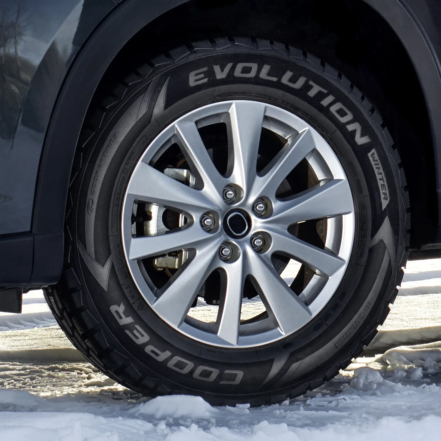 225/55R18 Cooper Evolution Winter Winter  98T Passenger Tire - Image 8
