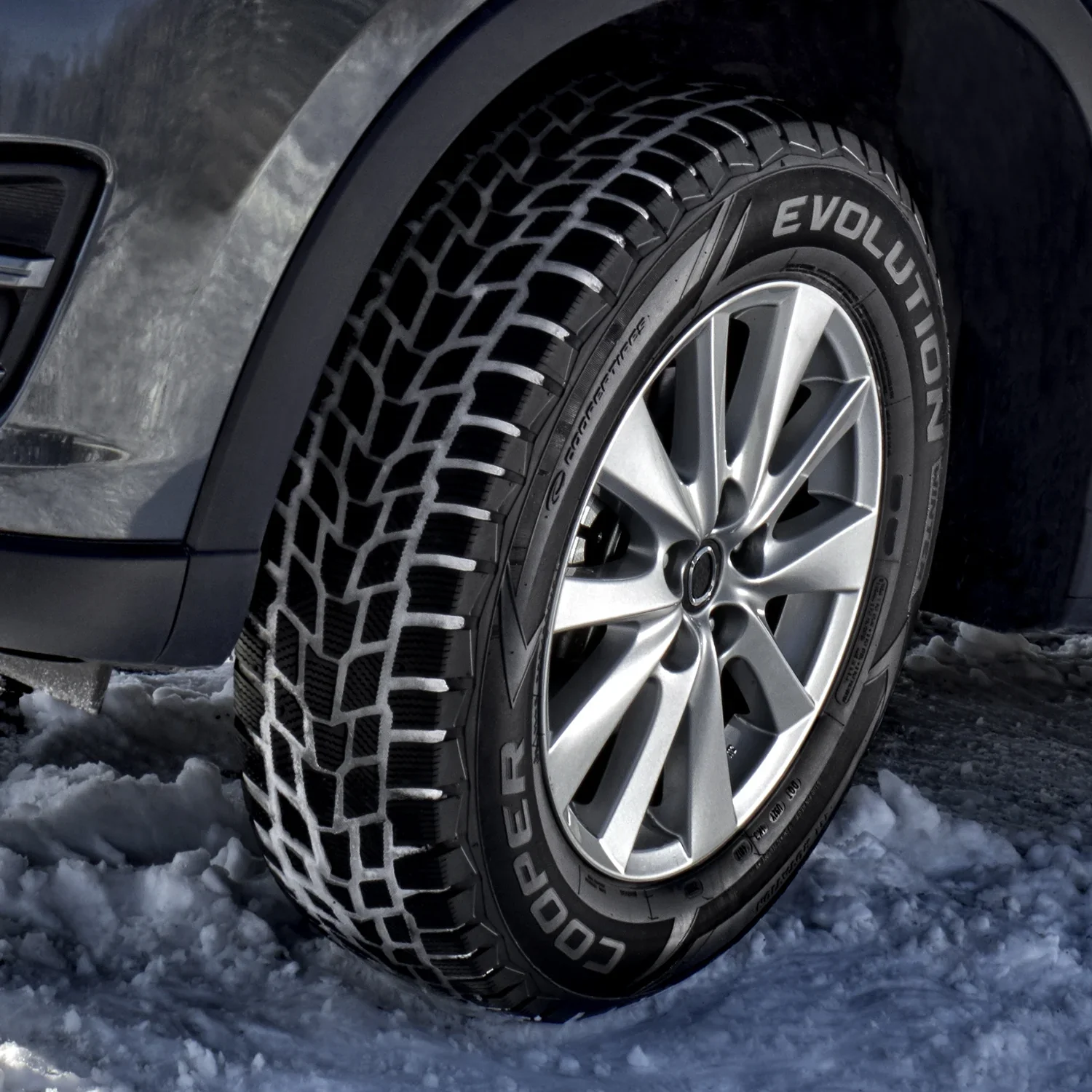 225/55R18 Cooper Evolution Winter Winter  98T Passenger Tire - Image 9