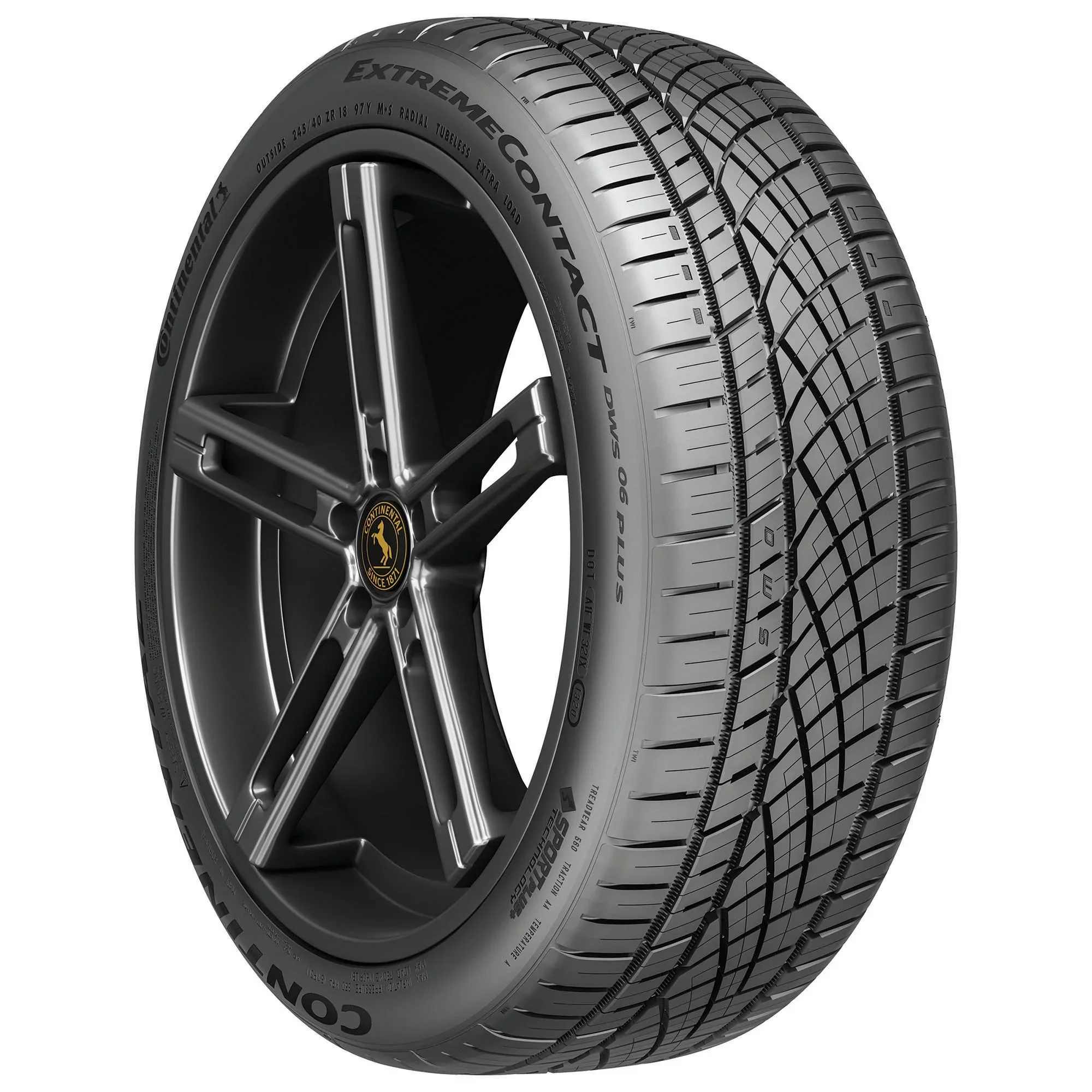 265/30ZR19XL Continental Extremecontact DWS06 plus 93Y BSW Ultra High-Performance Tire - Image 5