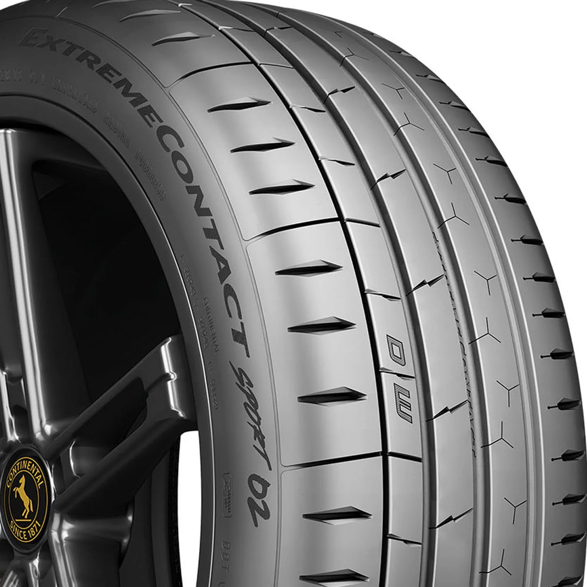205/55ZR16 Continental Extremecontact Sport 02 Summer 91W Passenger Tire - Image 6