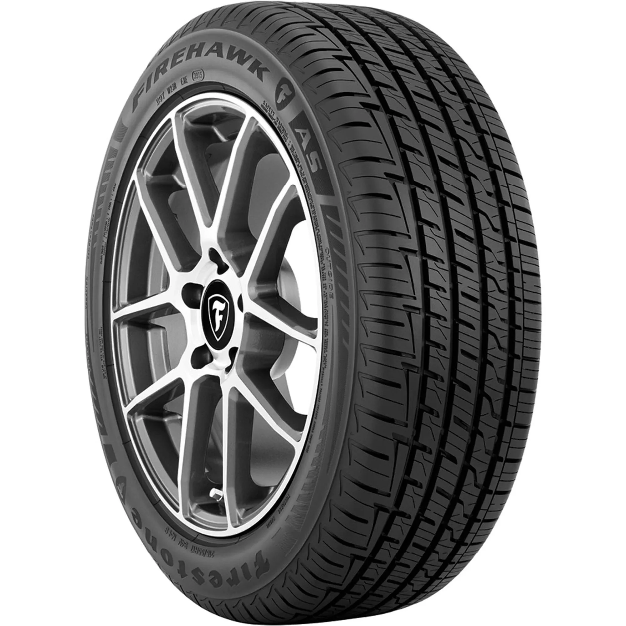 215/50R17 Firestone Firehawk A/S All Season 95W XL Passenger Tire - Image 4