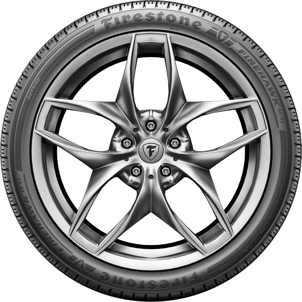 215/45R17 Firestone Firehawk A/S V2 All Season 91W XL Passenger Tire - Image 3