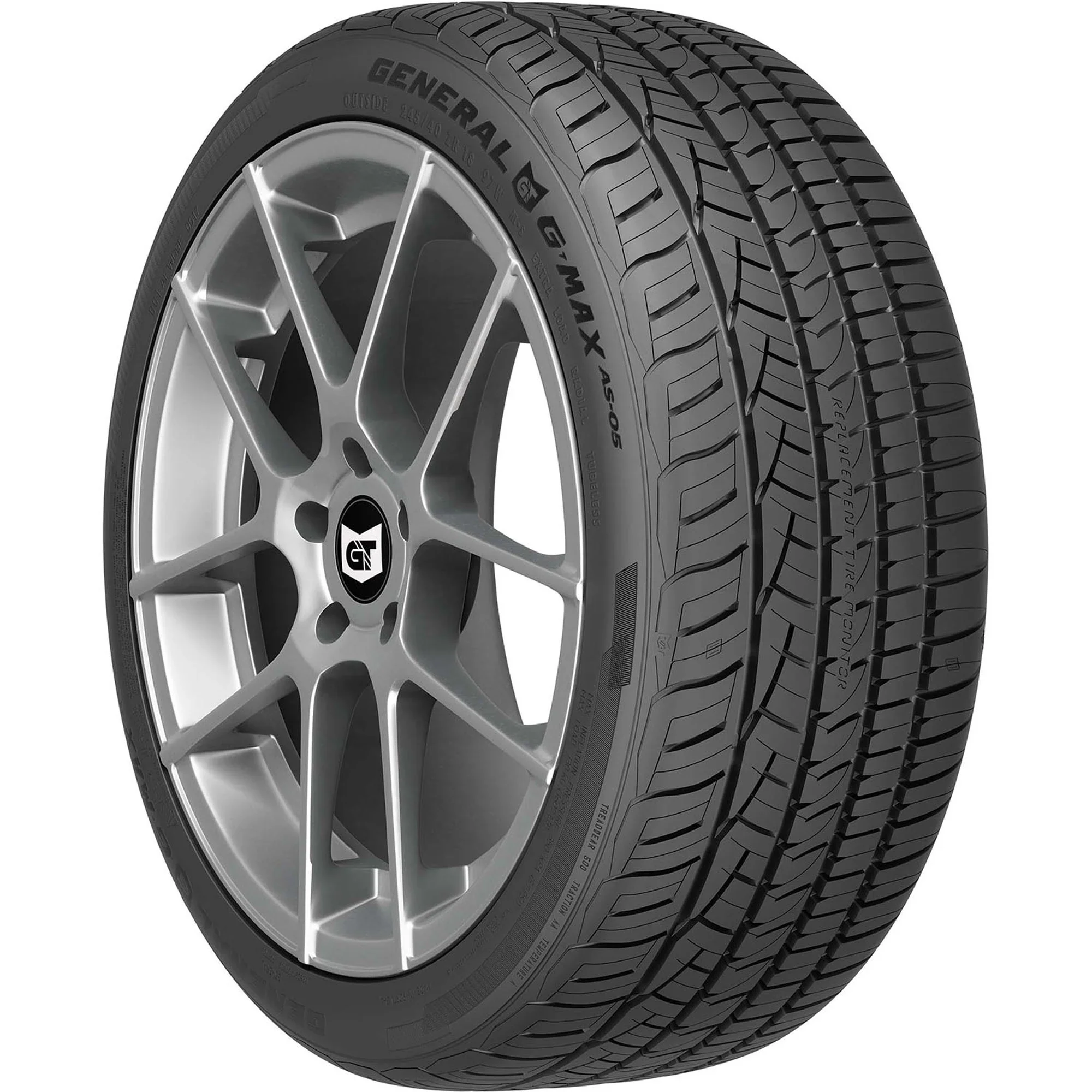 215/45ZR17 General G-MAX AS-05 UHP All Season 91W XL Passenger Tire - Image 5