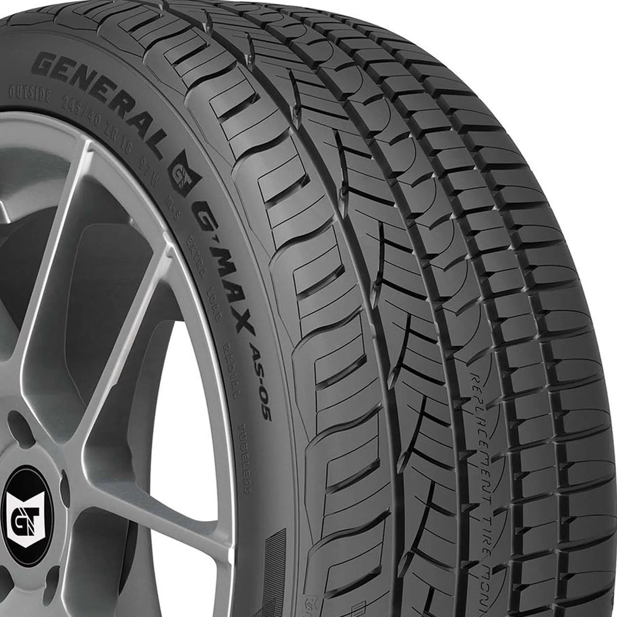 215/45ZR17 General G-MAX AS-05 UHP All Season 91W XL Passenger Tire - Image 6