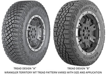 LT305/70R18 Goodyear Wrangler Territory Mt 126R
