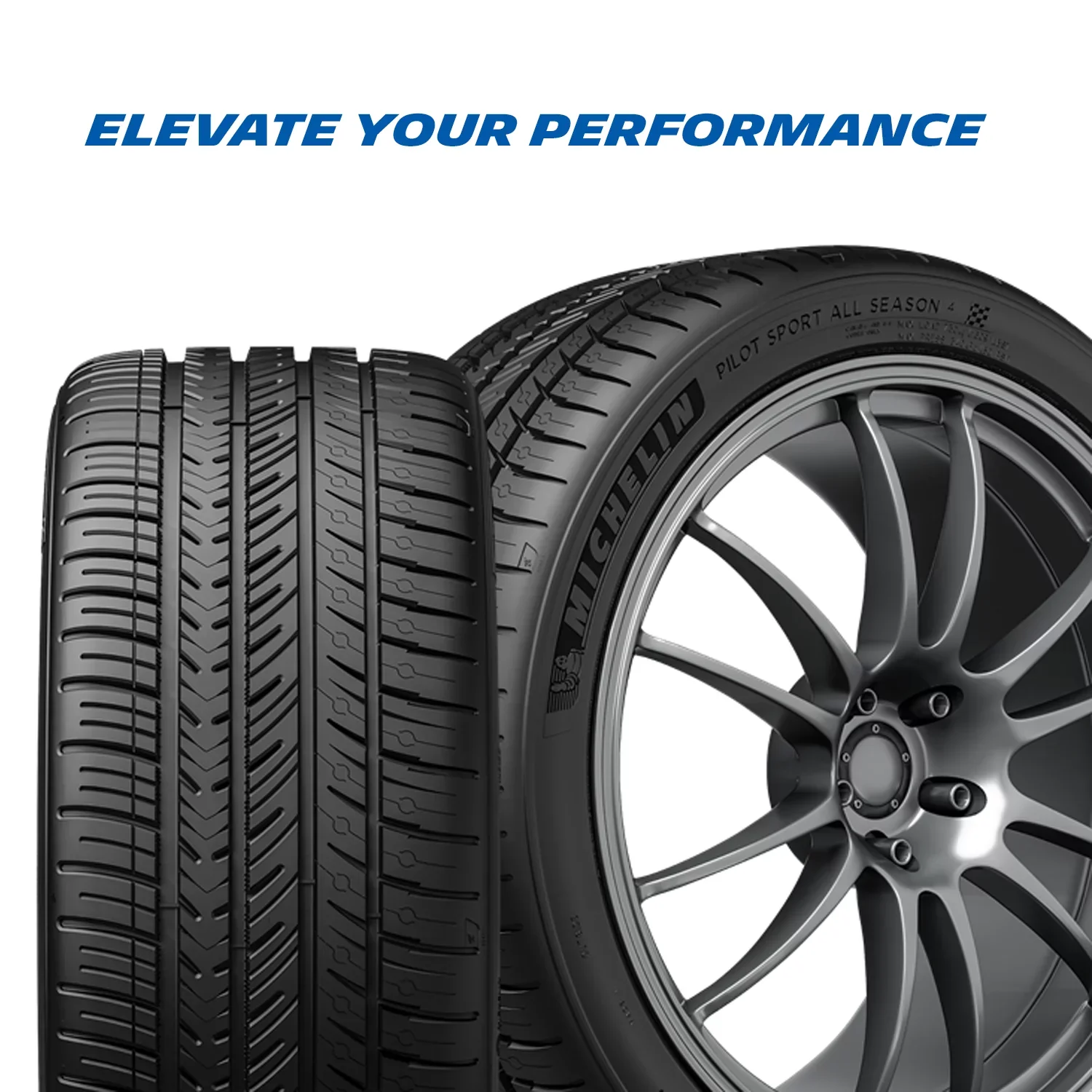 205/50ZR17 Michelin Pilot Sport All Season 4 All Season 93Y XL Passenger Tire - Image 2