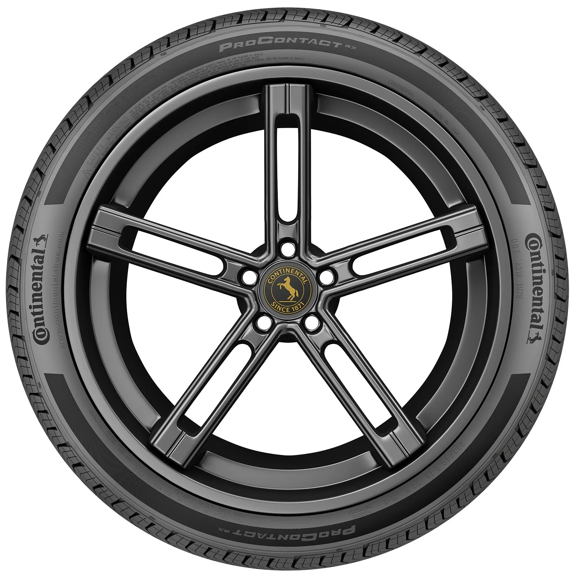 205/55R16 Continental Procontact RX 91H HN as A/S All Season Tire - Image 4