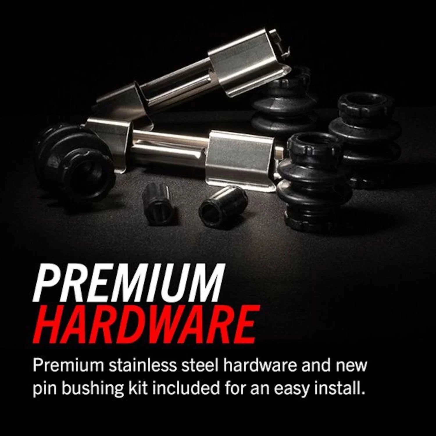 Rear Z17 Evolution Ceramic Brake Pads with Hardware 17-1212 - Image 5