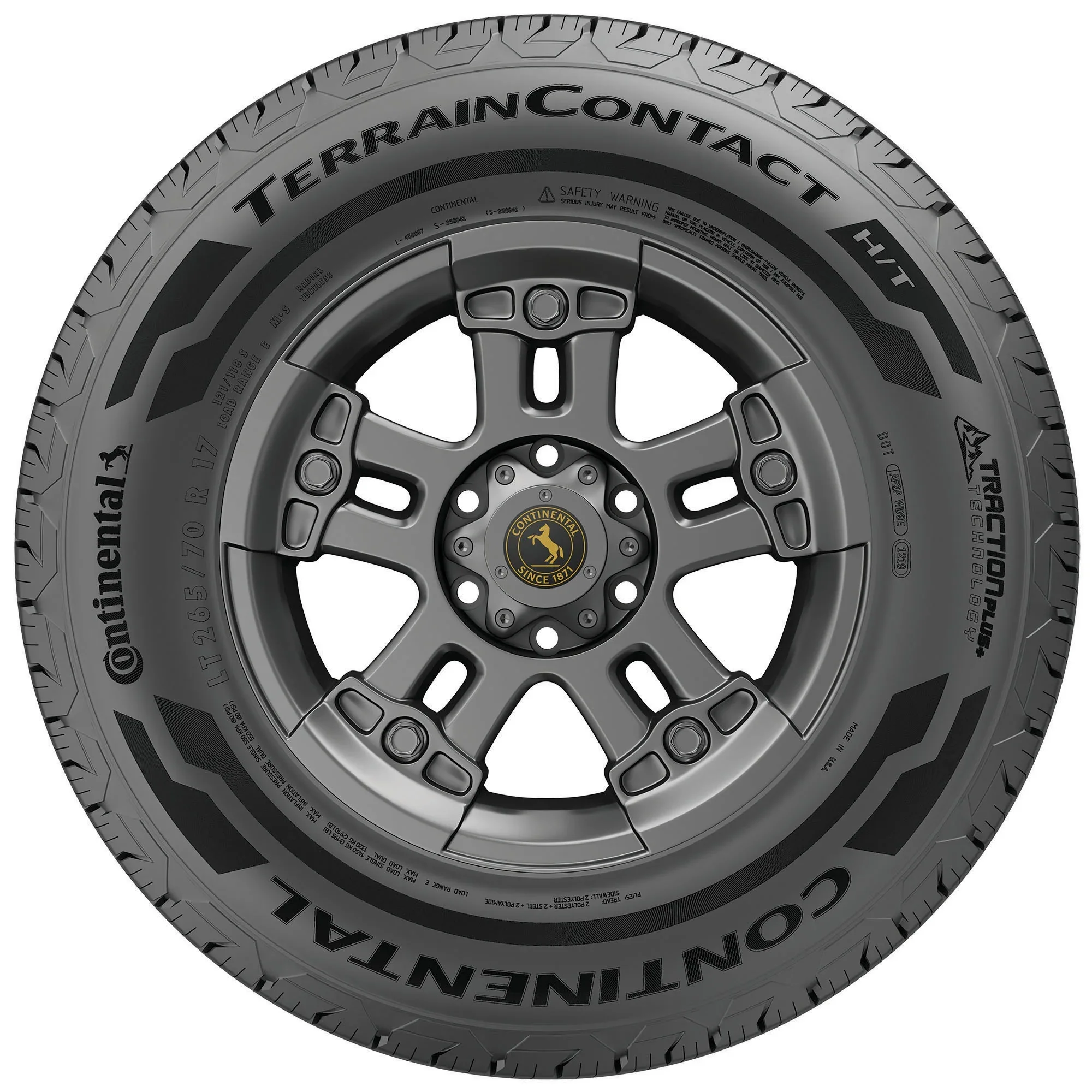 275/65R18 Continental Terraincontact H/T All Season 116T Light Truck Tire - Image 2