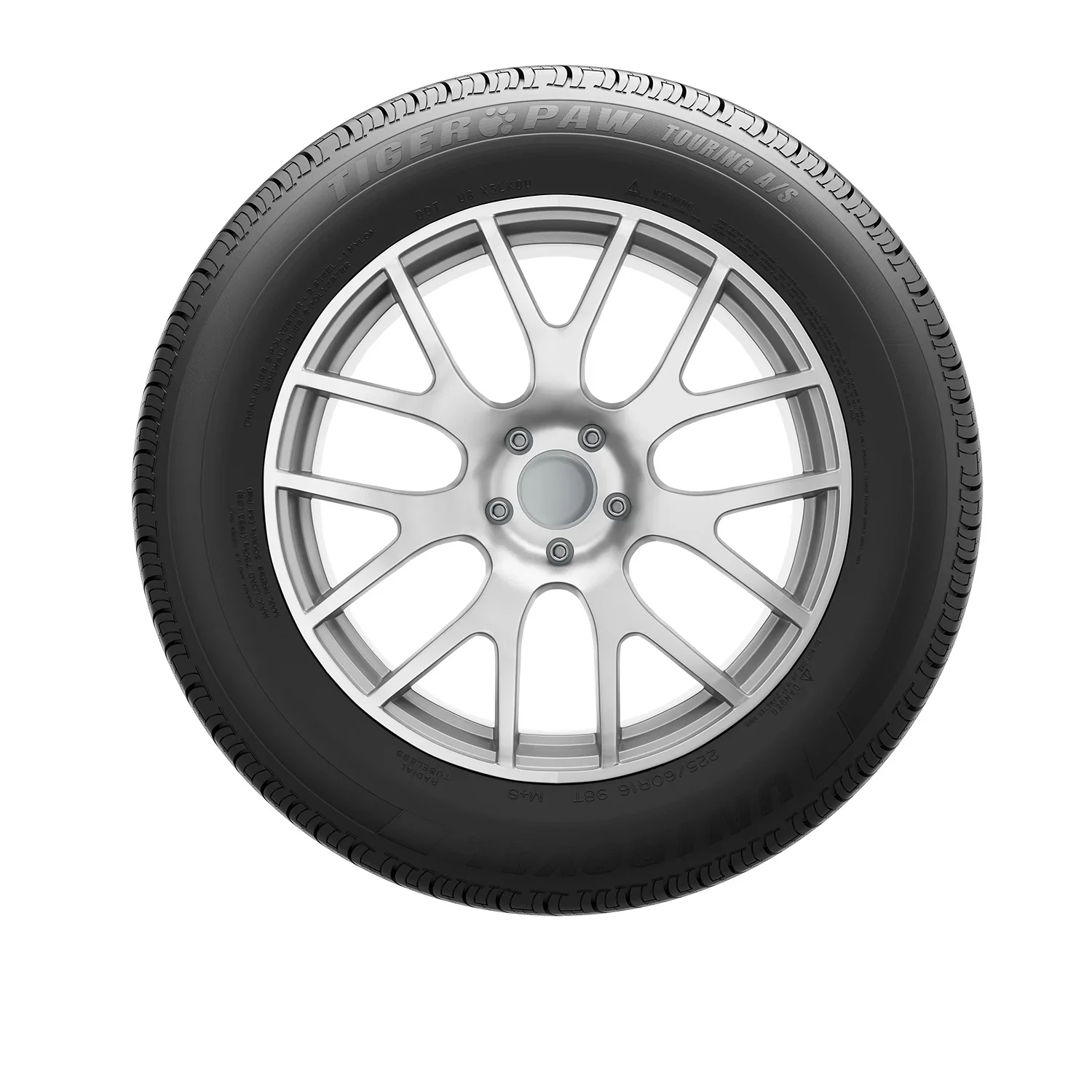 255/55R18 Uniroyal Tiger Paw Touring A/S All-Season 105H Tire - Image 3