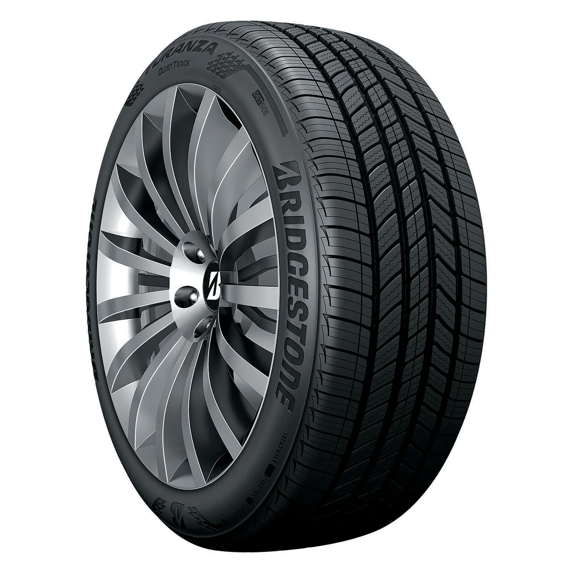 205/50R17 Bridgestone Turanza Quiettrack All Season 93V XL Passenger Tire - Image 5