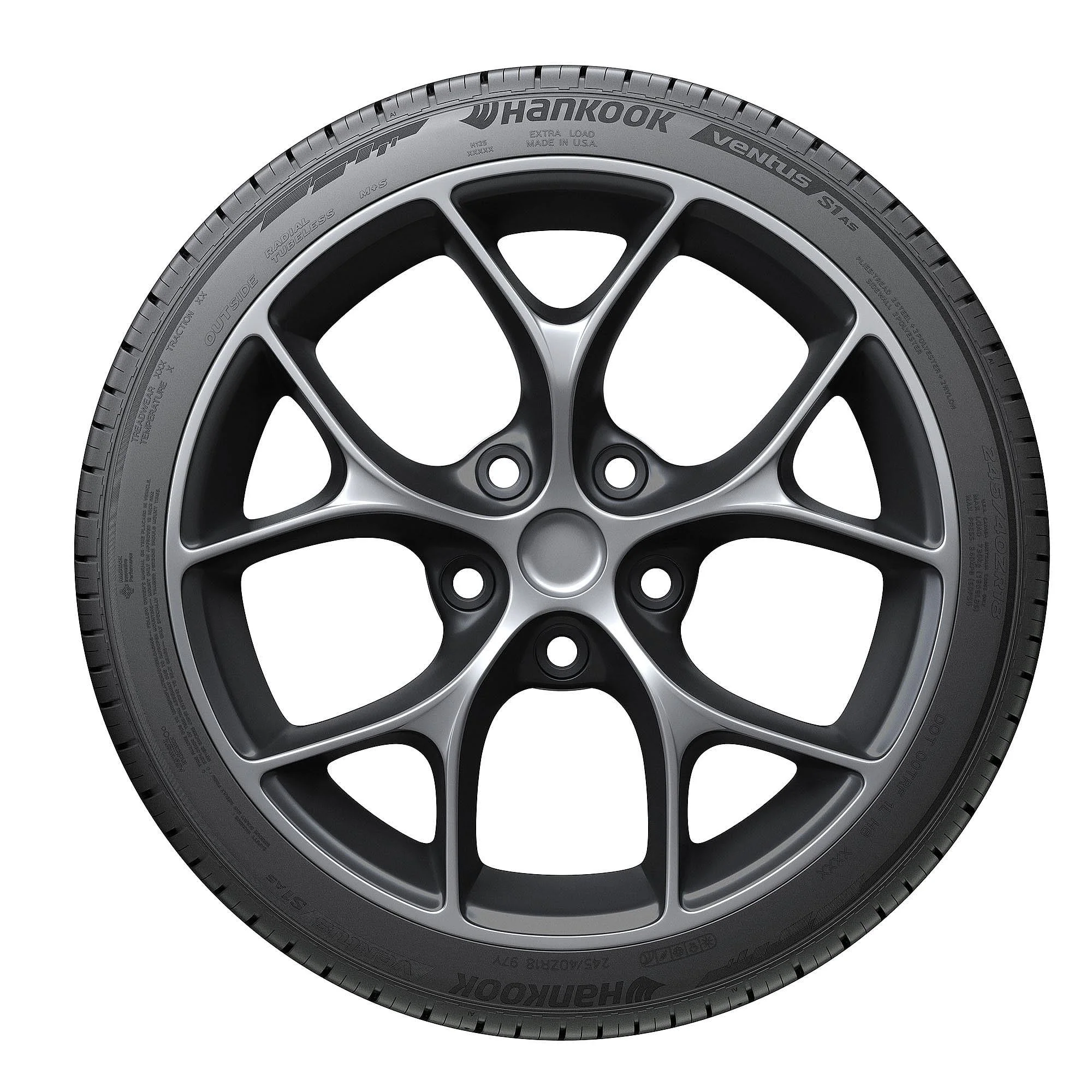 245/40ZR18 Hankook Ventus S1 as (H125) UHP 97Y XL Passenger Tire - Image 2