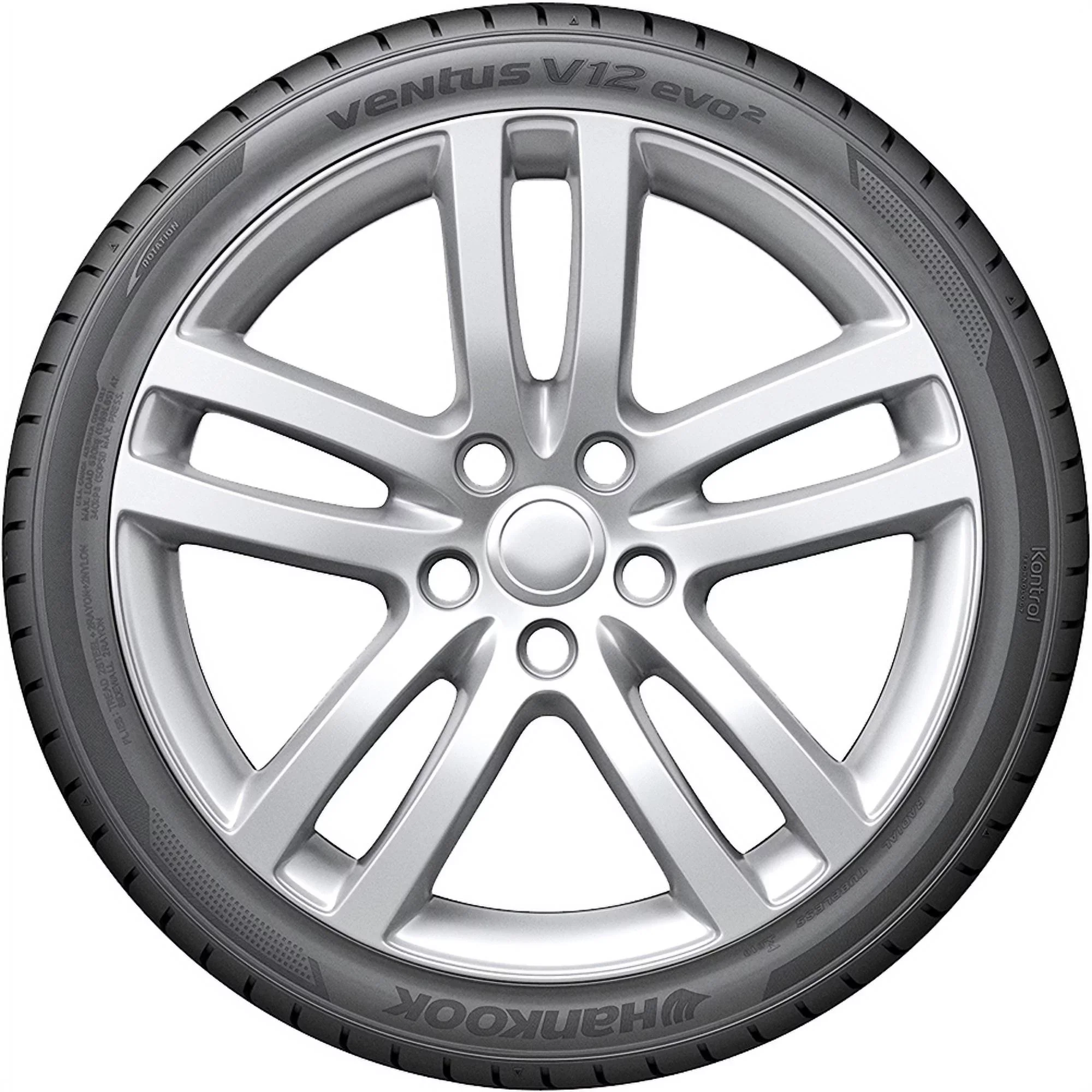 265/35R19 Hankook Ventus V12 EVO2 K120 Summer Performance Tire - 98Y - Image 3