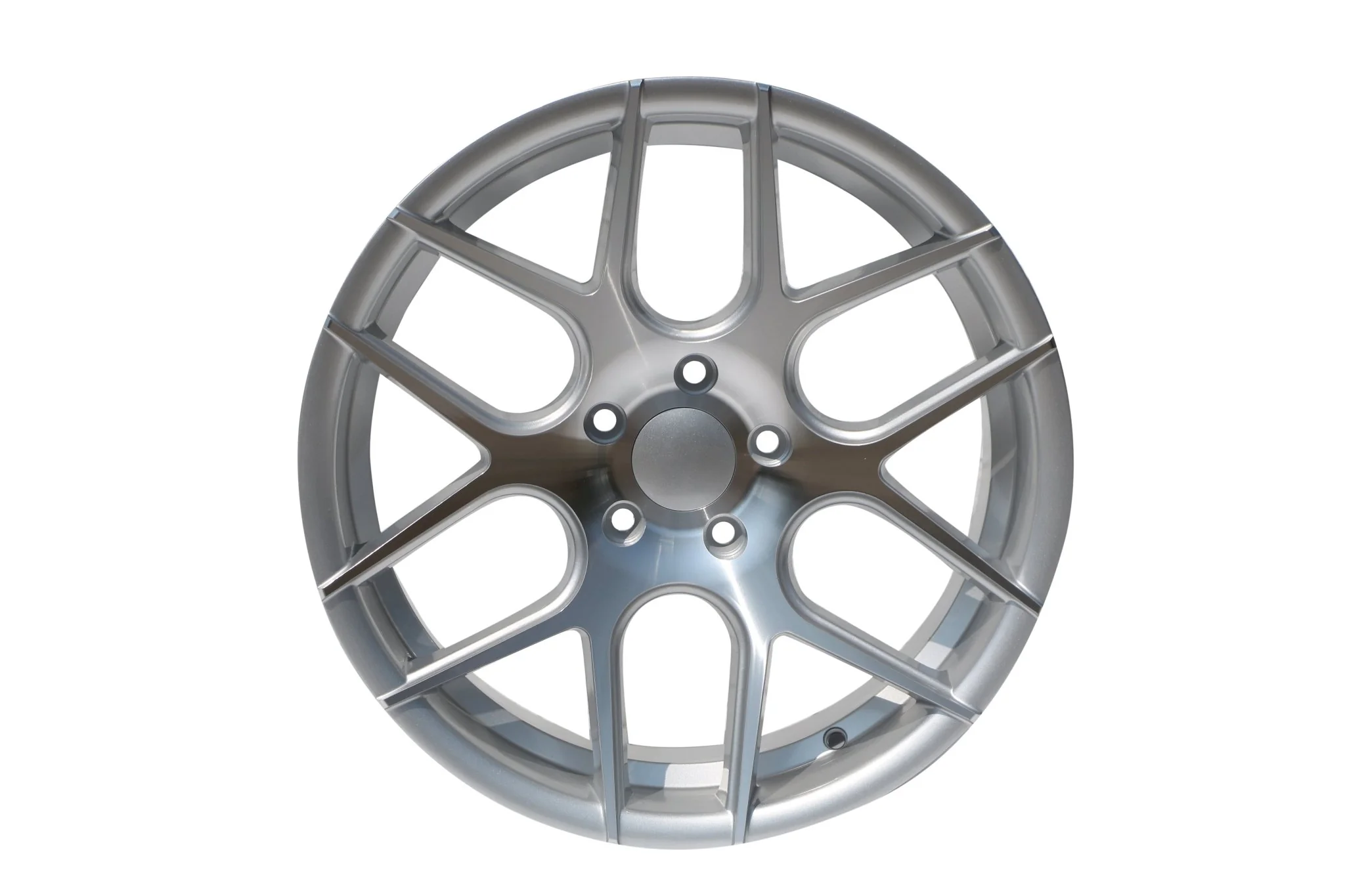 W001 SSA03 Silver Machined Face 18*8.0 ET35 5x114.3 CB73.1  MB-2182 - Logo - Image 2