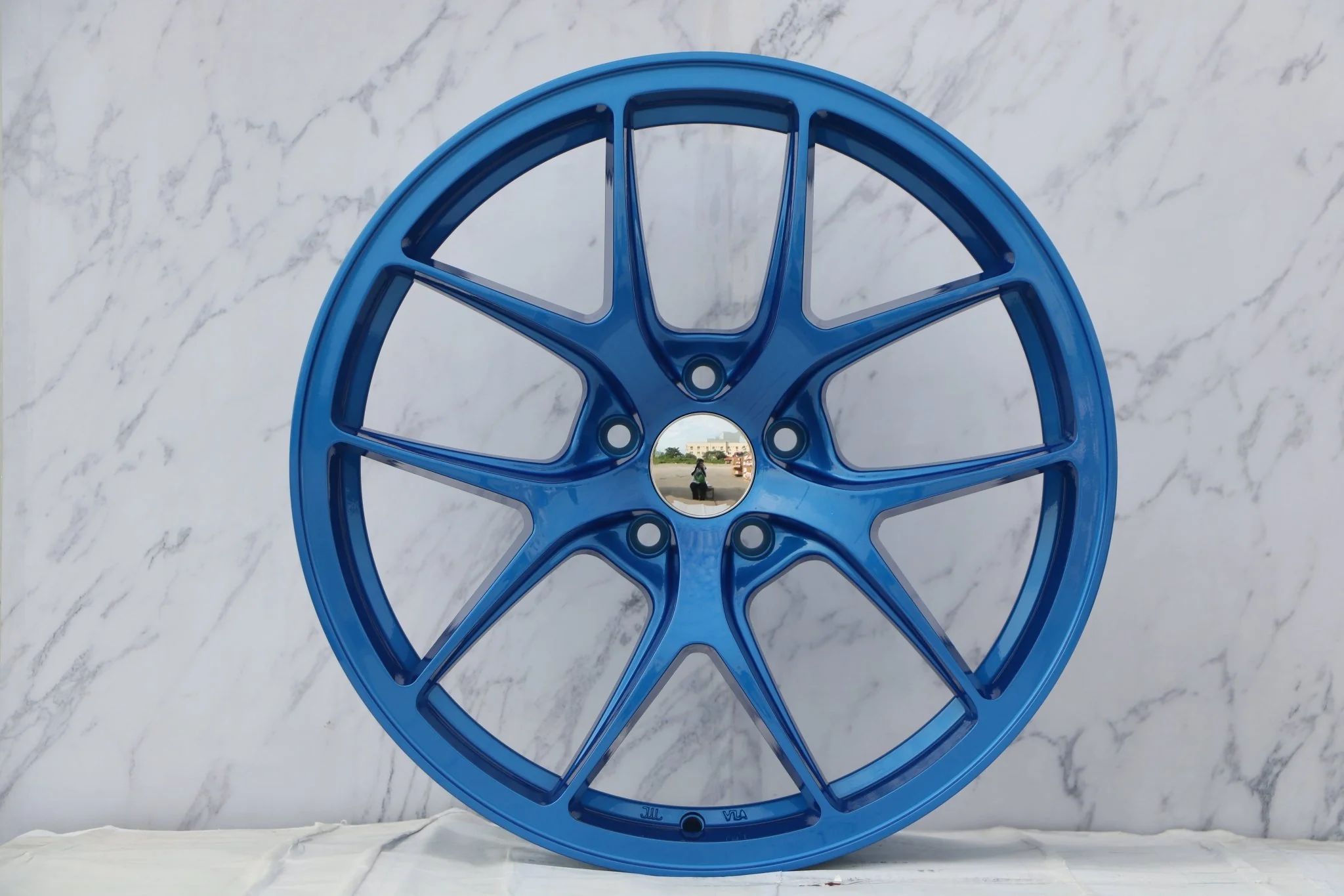W005 1139 Blue 19x8.5 ET35 5x112/114.3 CB73.1 - Image 3