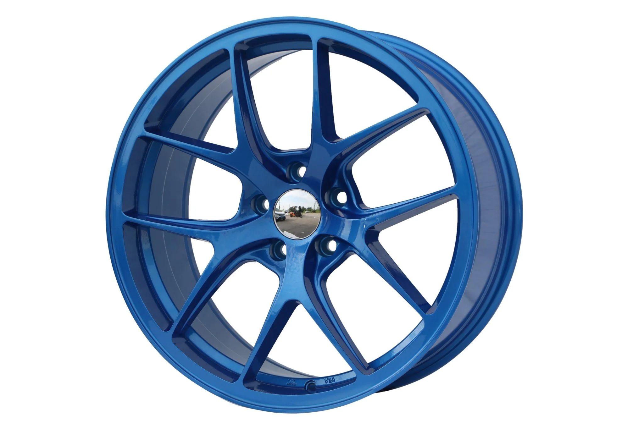W005 1139 Blue 19x8.5 ET35 5x112/114.3 CB73.1 - Image 6