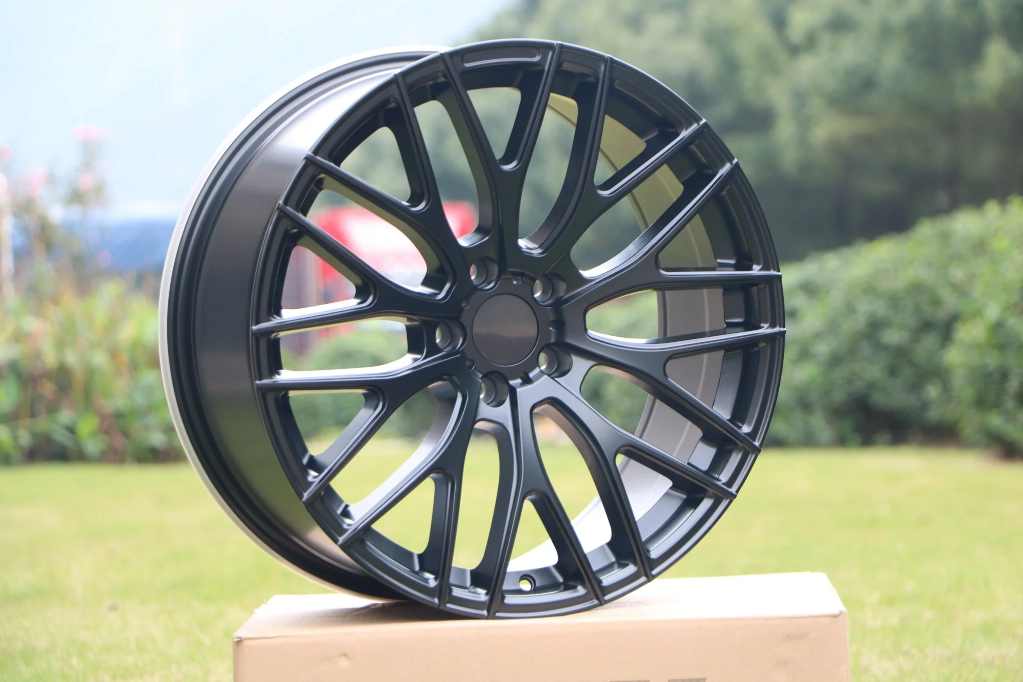 W008 Satin Black 19x9.5 ET35 5x120 CB72.56 - Image 7