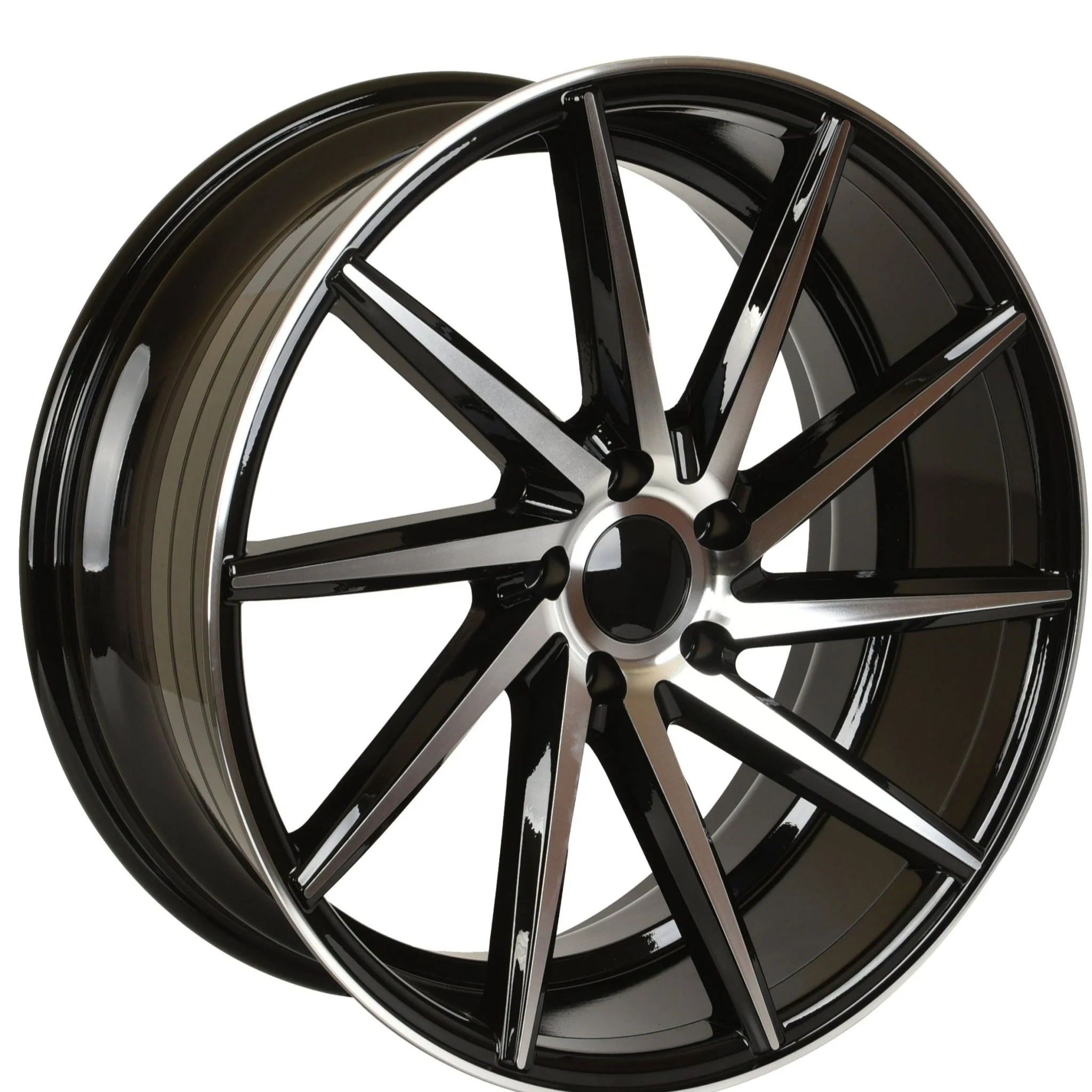 W013 1059 Black Machined Face 20x8.5 ET35 5x112/114.3 CB73.1 MB-1582