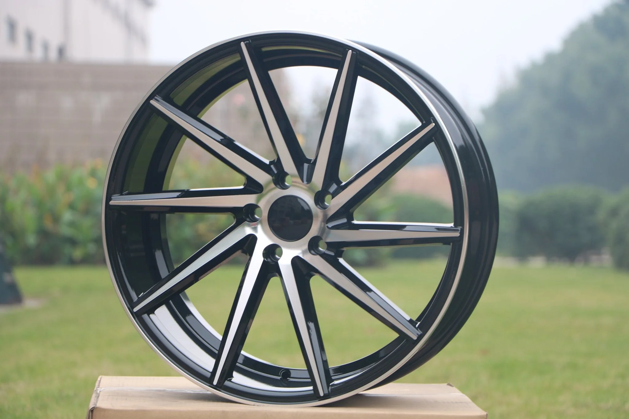W013 1059 Black Machined Face 20x8.5 ET35 5x112/114.3 CB73.1 MB-1582 - Image 5