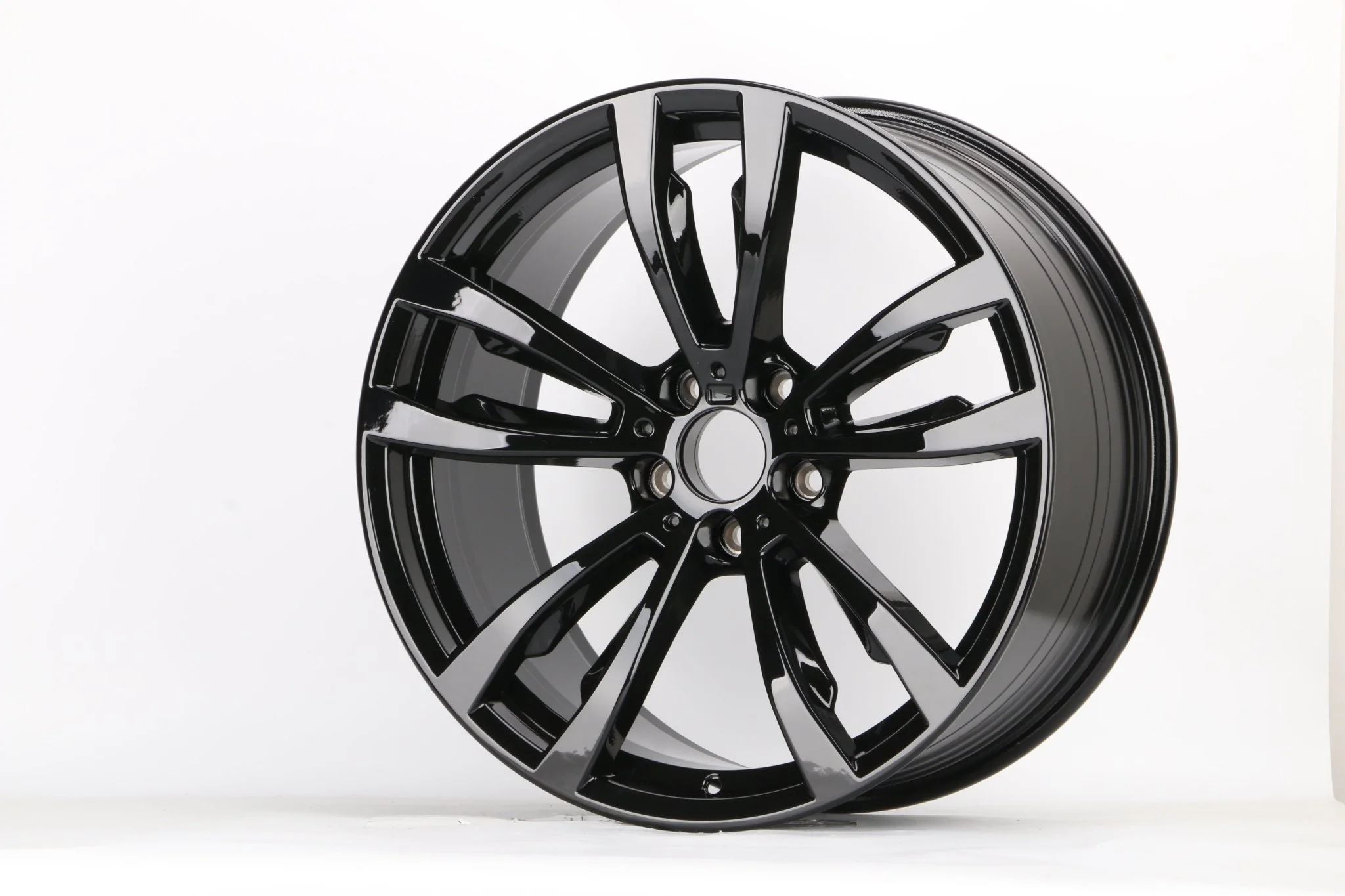 W1057 IV-920 Gloss Black 20x10 ET40 5x120 CB74.1 - Image 2