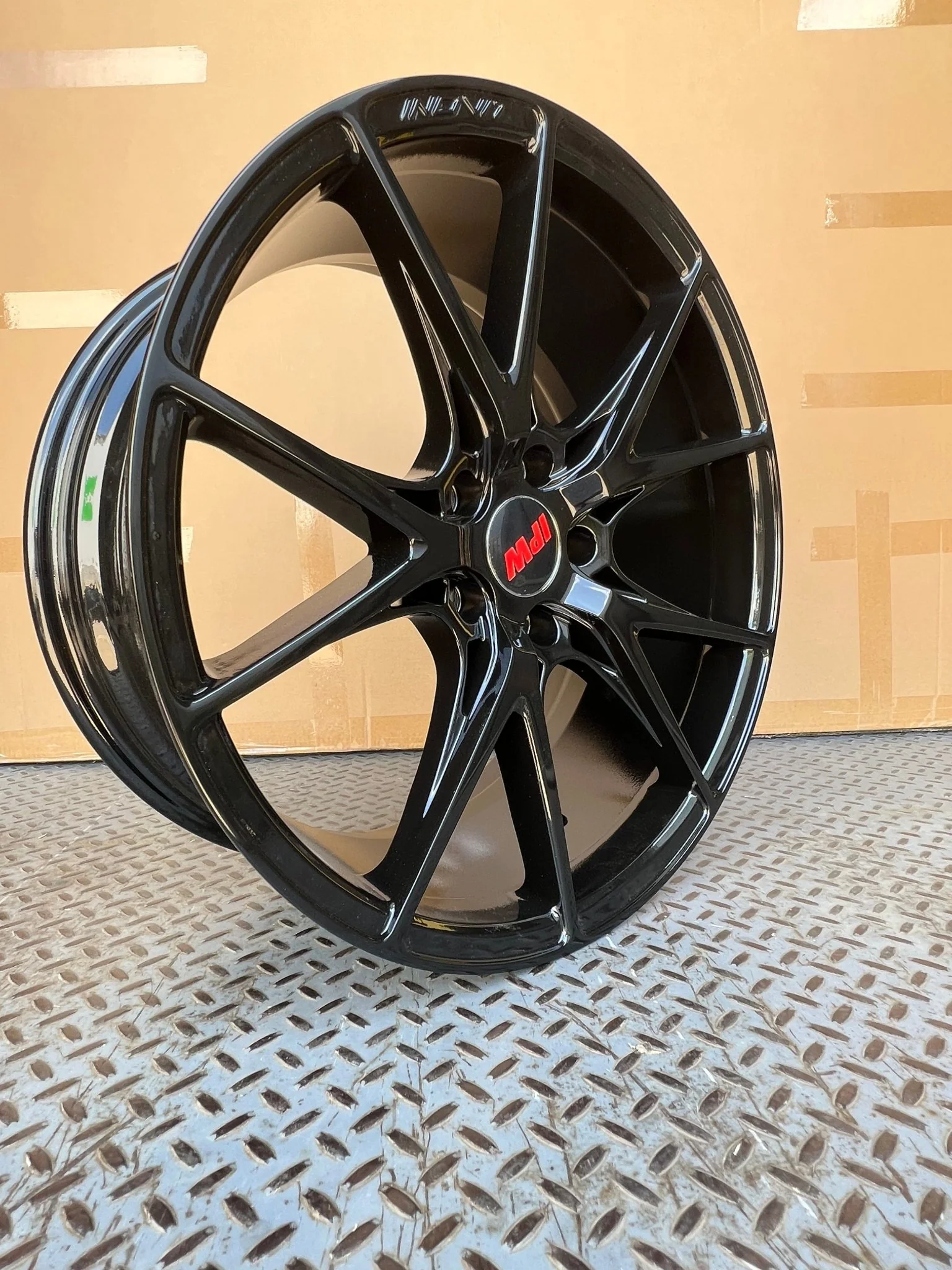 W1406 218 Gloss Black 19x8.5 ET35 5x114.3 CB73.1 - Image 2