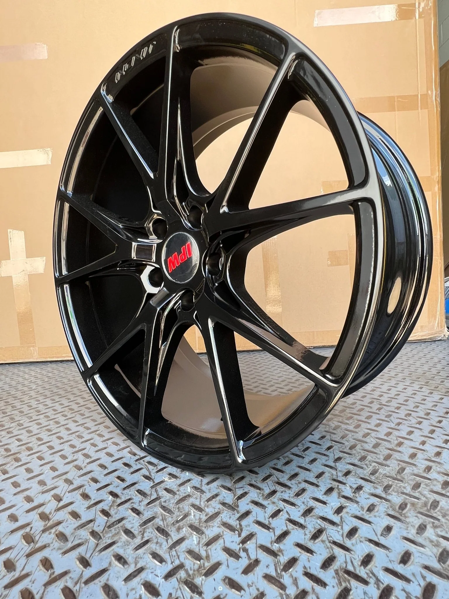 W1406 218 Gloss Black 19x8.5 ET35 5x114.3 CB73.1 - Image 3
