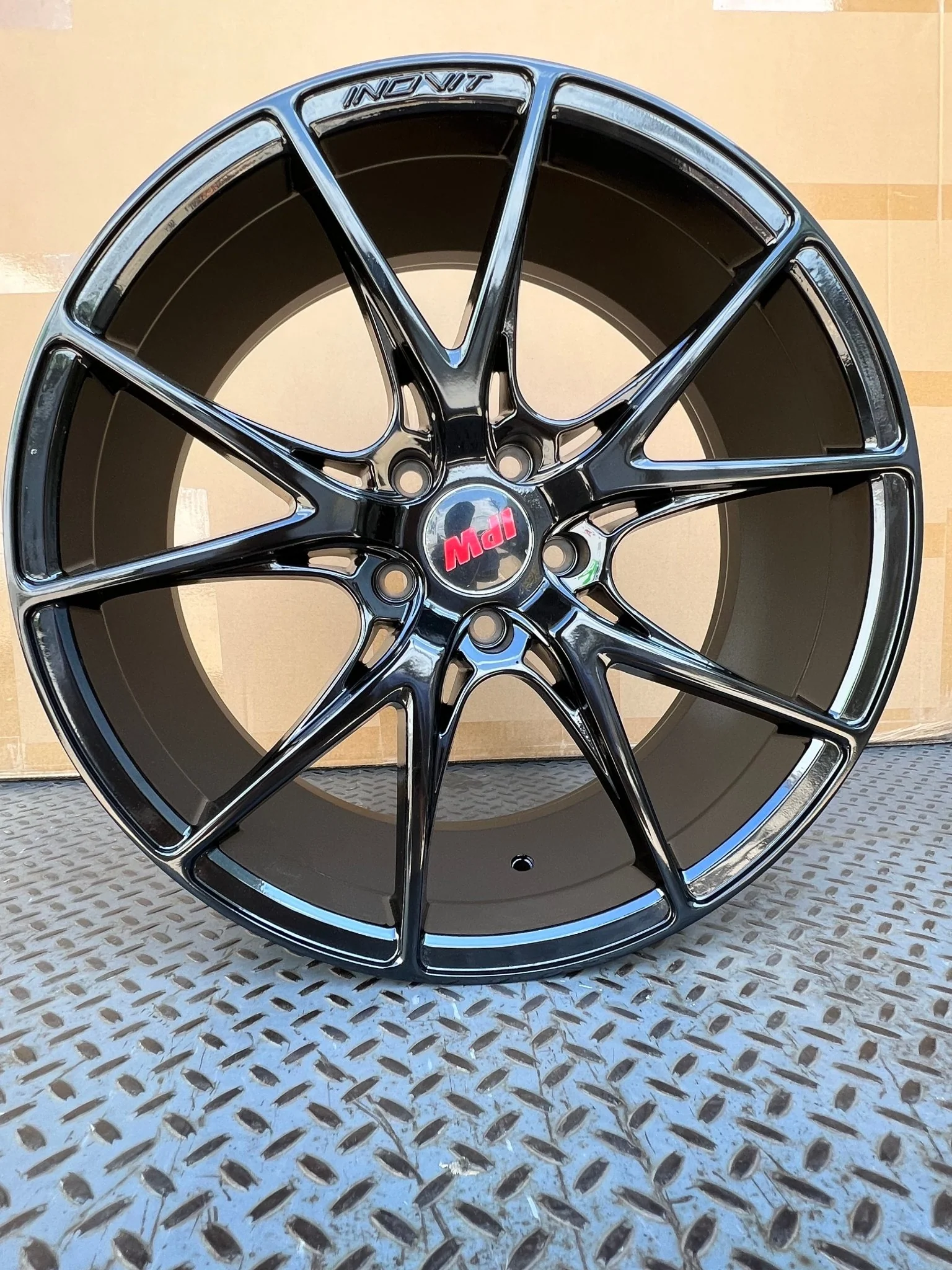 W1406 218 Gloss Black 19x8.5 ET35 5x114.3 CB73.1 - Image 4