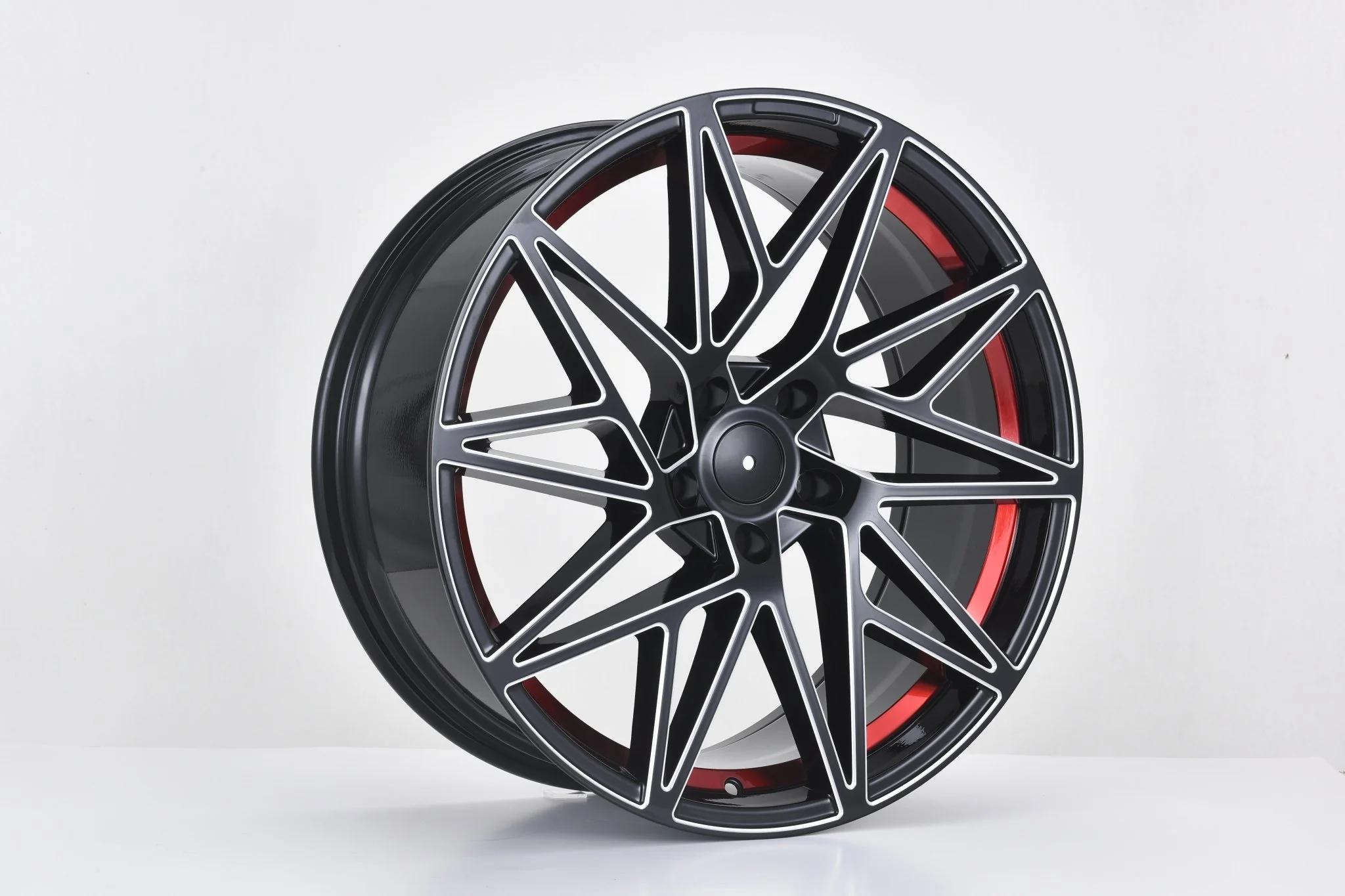 W1505 1632 Black Milled Red Window 20x8.5 ET35 5x114.3 CB73.1 - Image 5