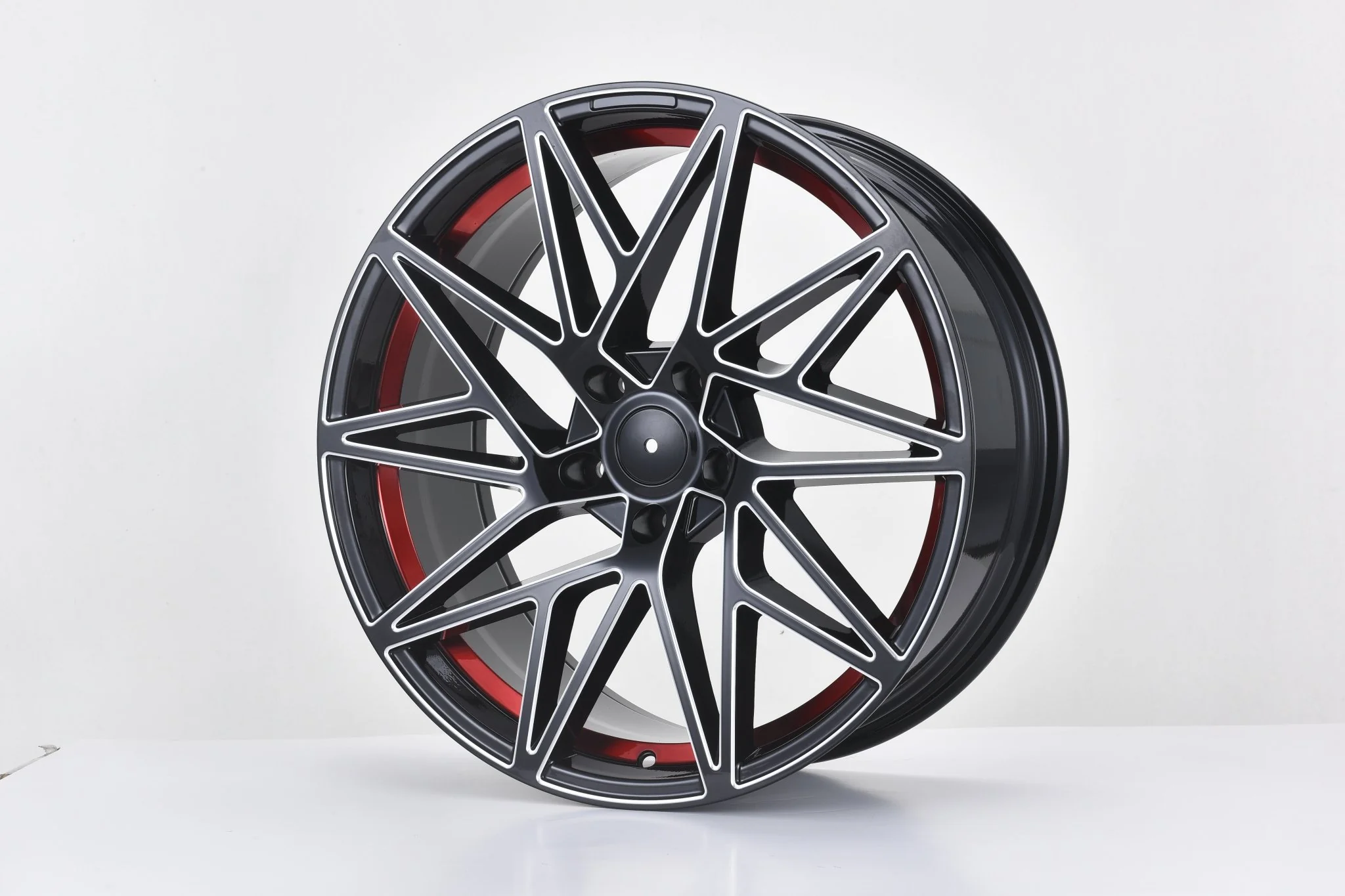W1505 1632 Black Milled Red Window 20x8.5 ET35 5x114.3 CB73.1 - Image 6