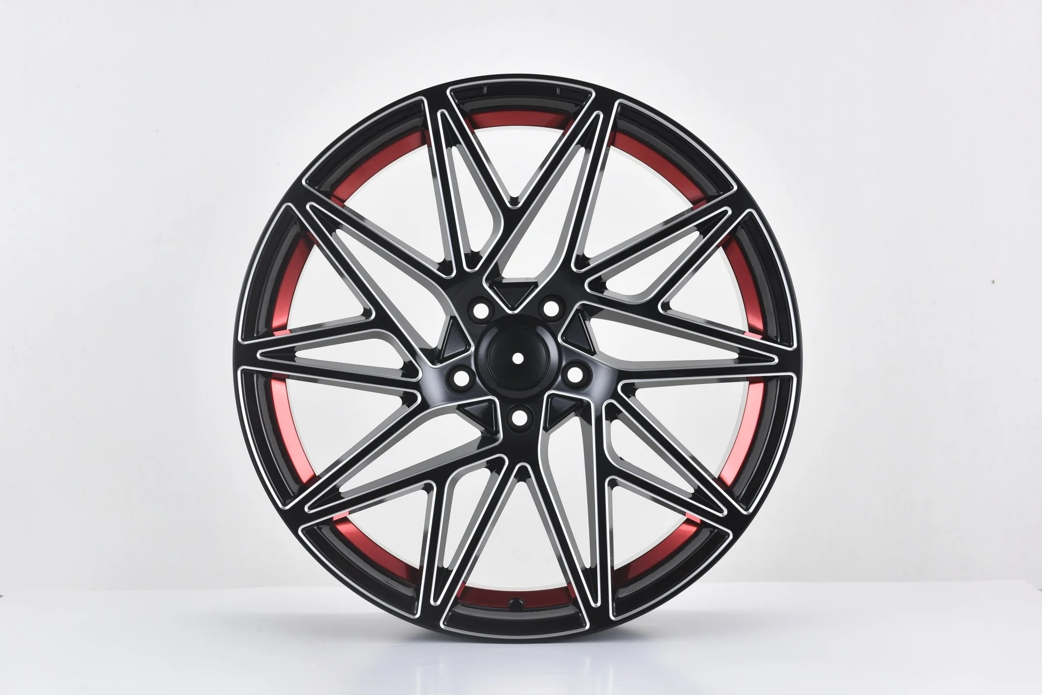 W1505 1632 Black Milled Red Window 20x8.5 ET35 5x114.3 CB73.1 - Image 8