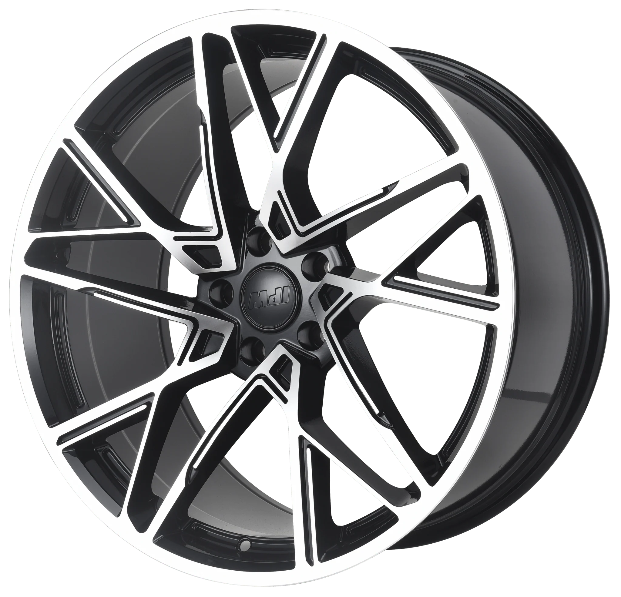 W1507 1463 Black Machined Face 20x10 Et40 5x114.3 CB73.1 - Image 6