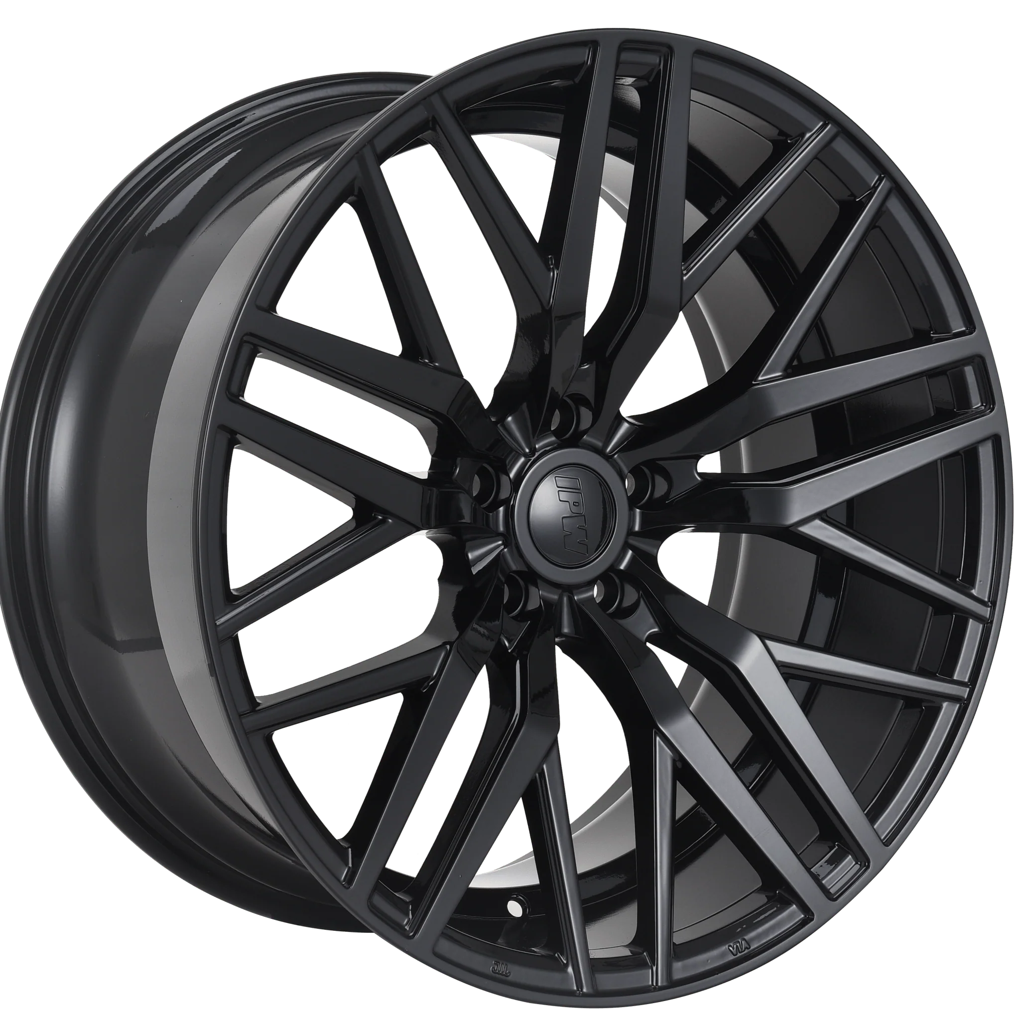 W1508 1735 Black Machined Face 20x10 ET35 5x114.3 CB73.1