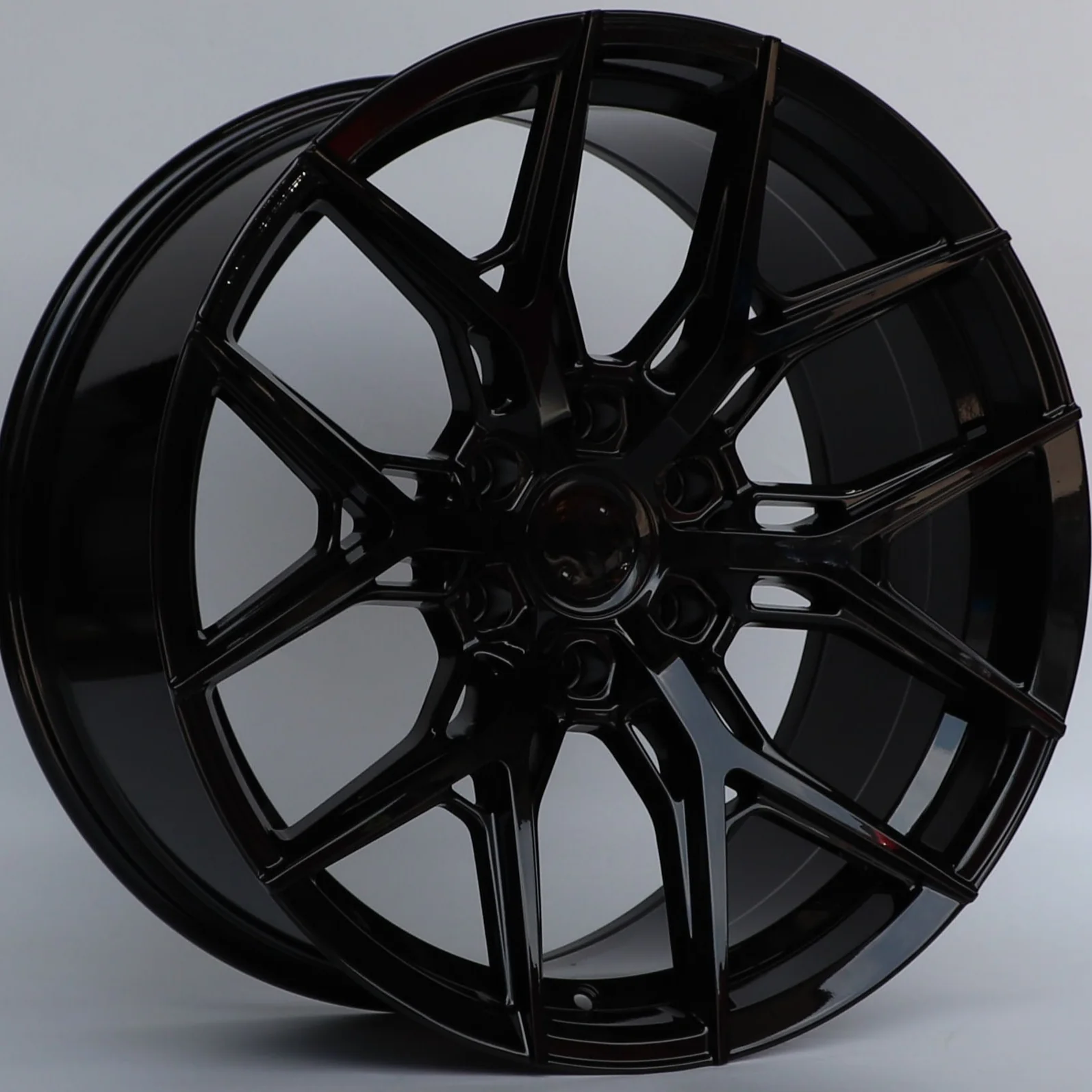 W1509 D1673 Gloss Black 22x9.5 ET15 6x139.7 CB106.1