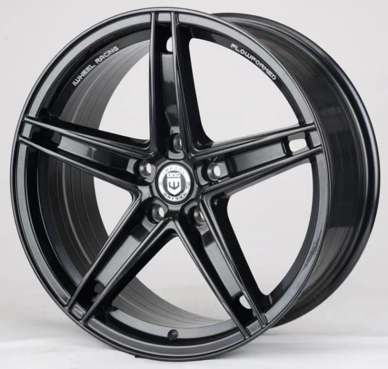 W1546 IVF-411 Gloss Black 18x8.0 ET35 5x114.3 CB73.1 - Image 5