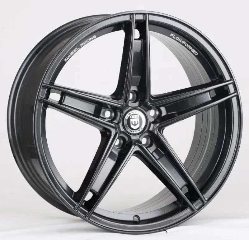 W1546 IVF-411 Gloss Black 18x8.0 ET35 5x114.3 CB73.1 - Image 6
