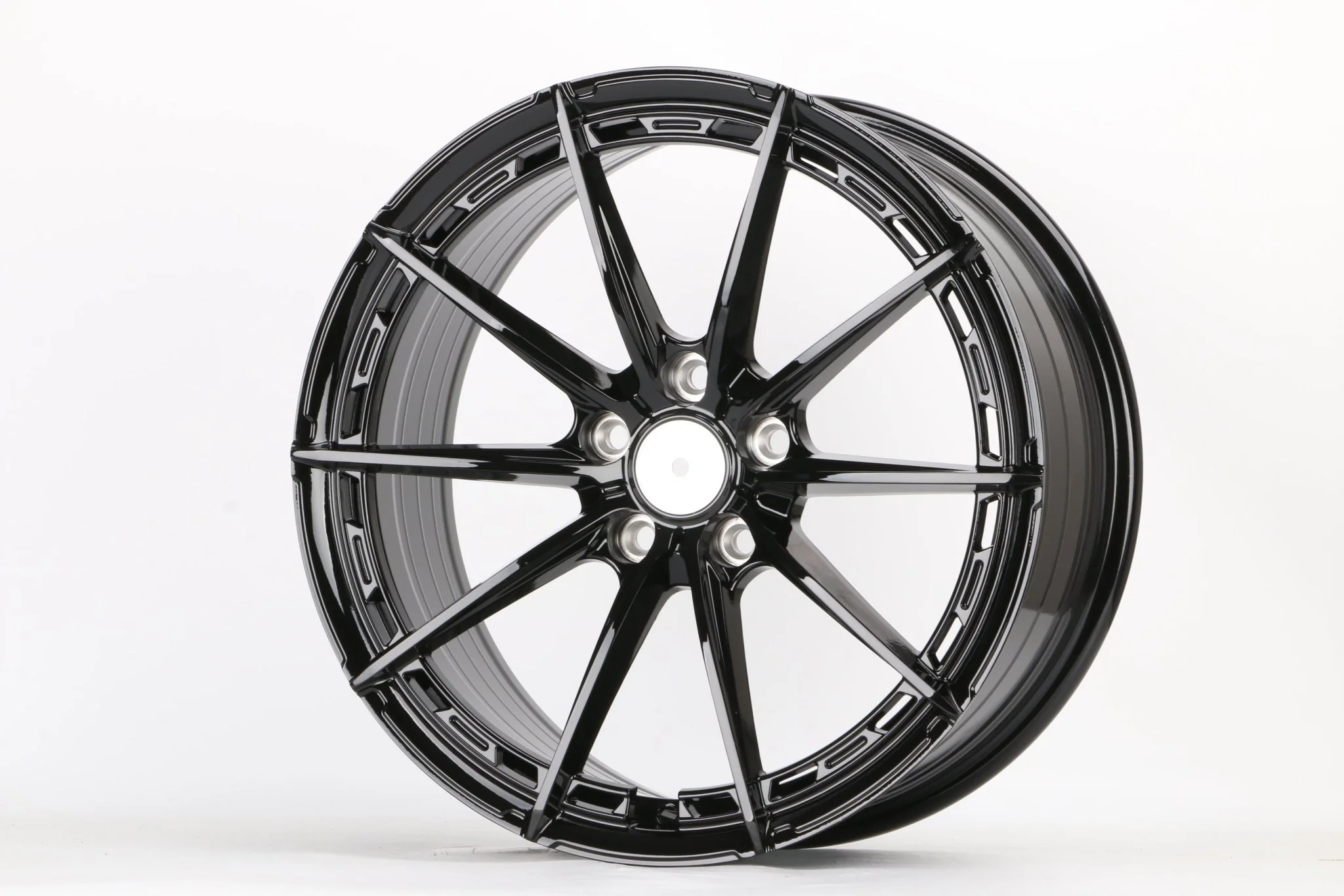 W169 IVF-006 Gloss Black 18x9 ET38 5x114.3 CB73.1 - Image 2