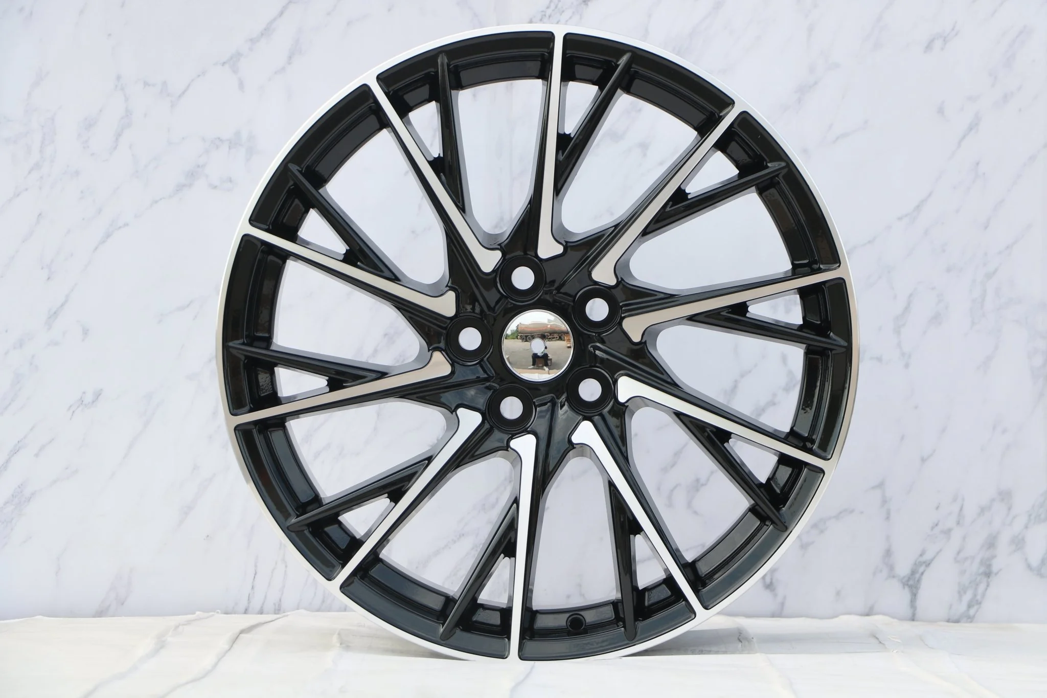 W205 Black Machined Face 19x7.5 ET35 5x100 CB73.1 - Image 6
