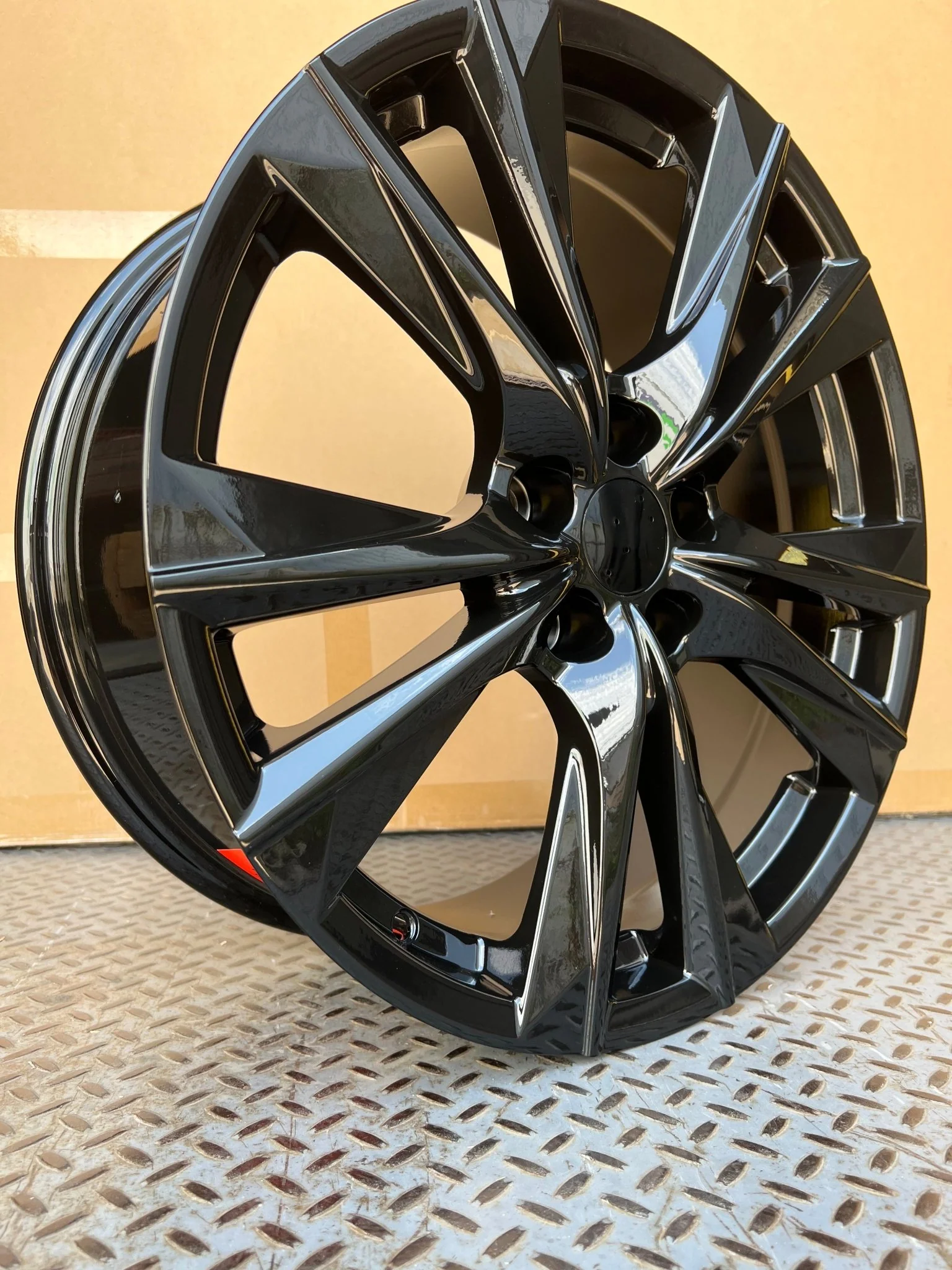 W206 IVF-3202 Gloss Black 20x8 ET30 5x114.3 CB60.1 - Image 6
