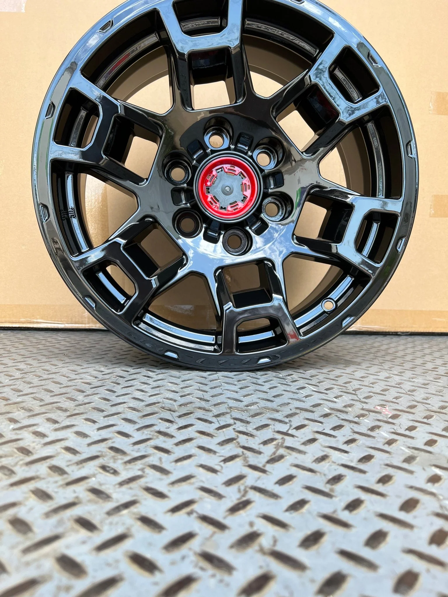 W260 D1664 Gloss Black 17*7.0 ET4 6x139.7 CB106.1 C1664-B - Image 2