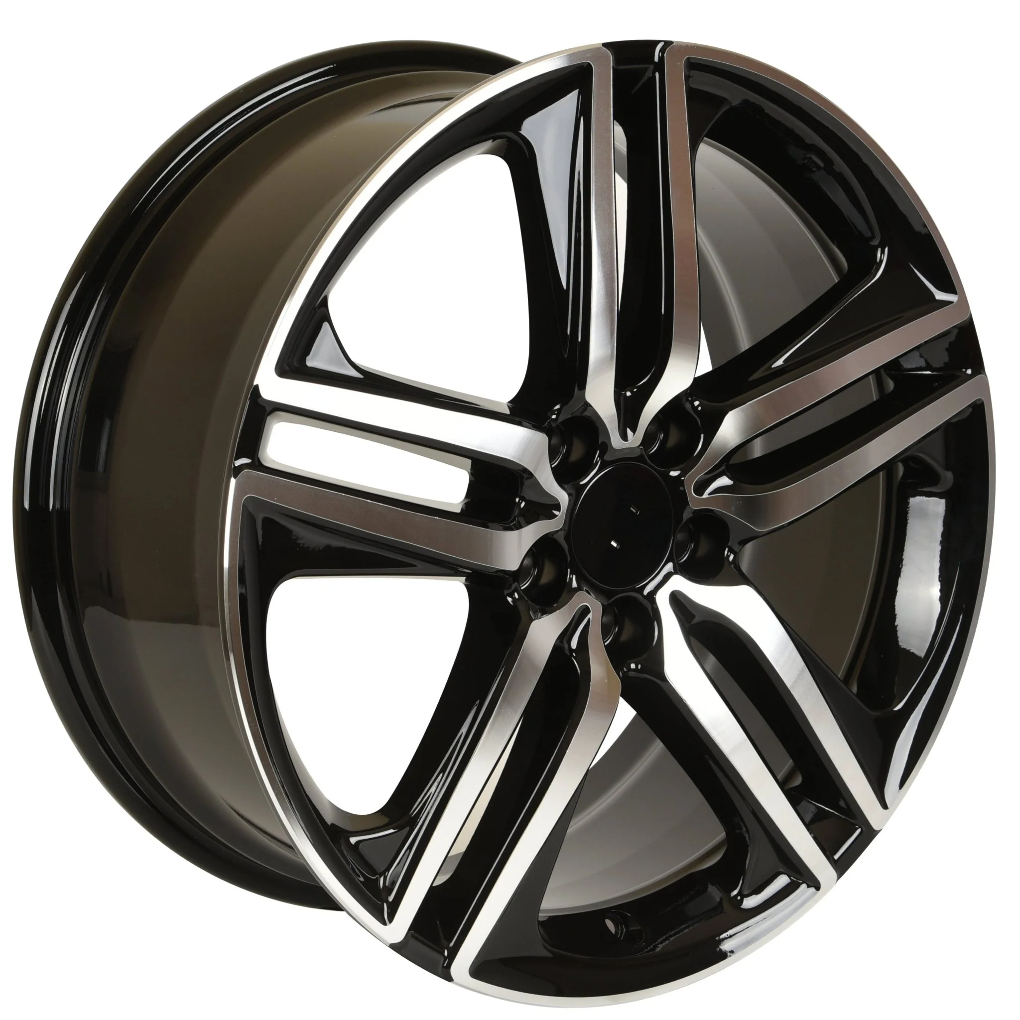 W307 1163 Black Machined Face 19x8.0 ET55 CB64.1 5x114.3