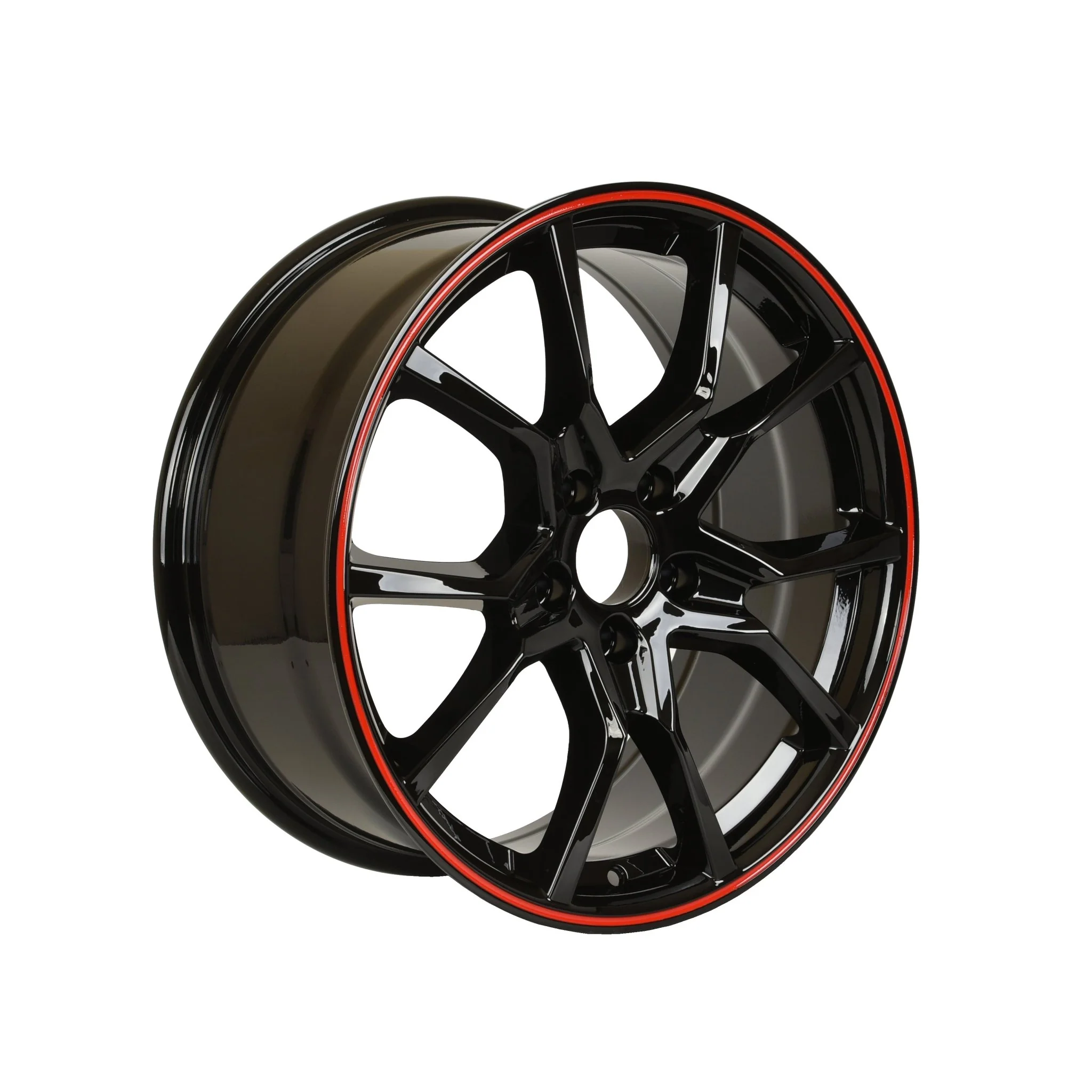 W314 1418 Black with Red Lip 18x8.0 ET41 5x114.3 CB64.1 - Image 15