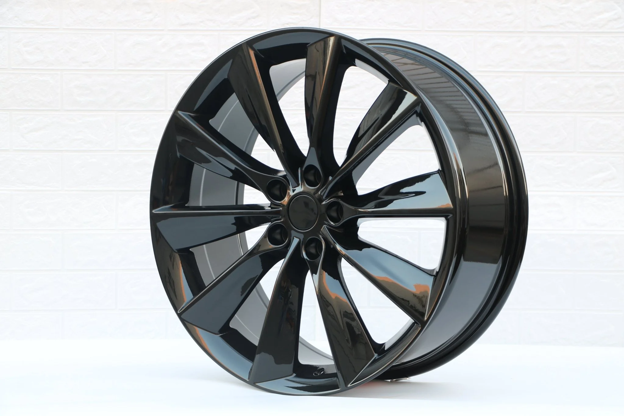 W450 1385 Gloss Black 21x8.5 ET40 5x120 CB64.1 - Image 2