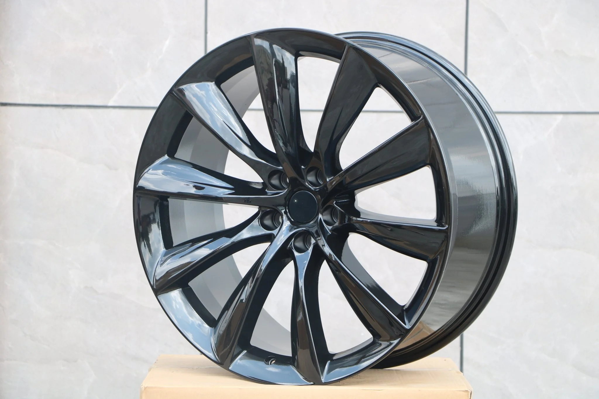 W452 1469 Gloss Black 22x9.0 ET35 5x114.3 CB 73.1 C1385-B - Image 6