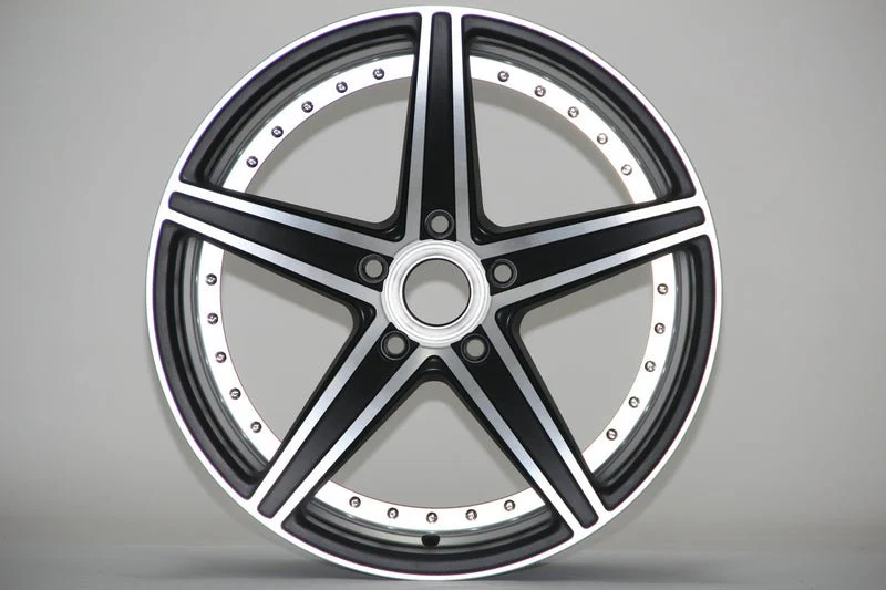 W521 XH915 Satin Black Ingrave Silver Rivet 18x8.0 ET35 5x114.3 CB73.1 - Image 3